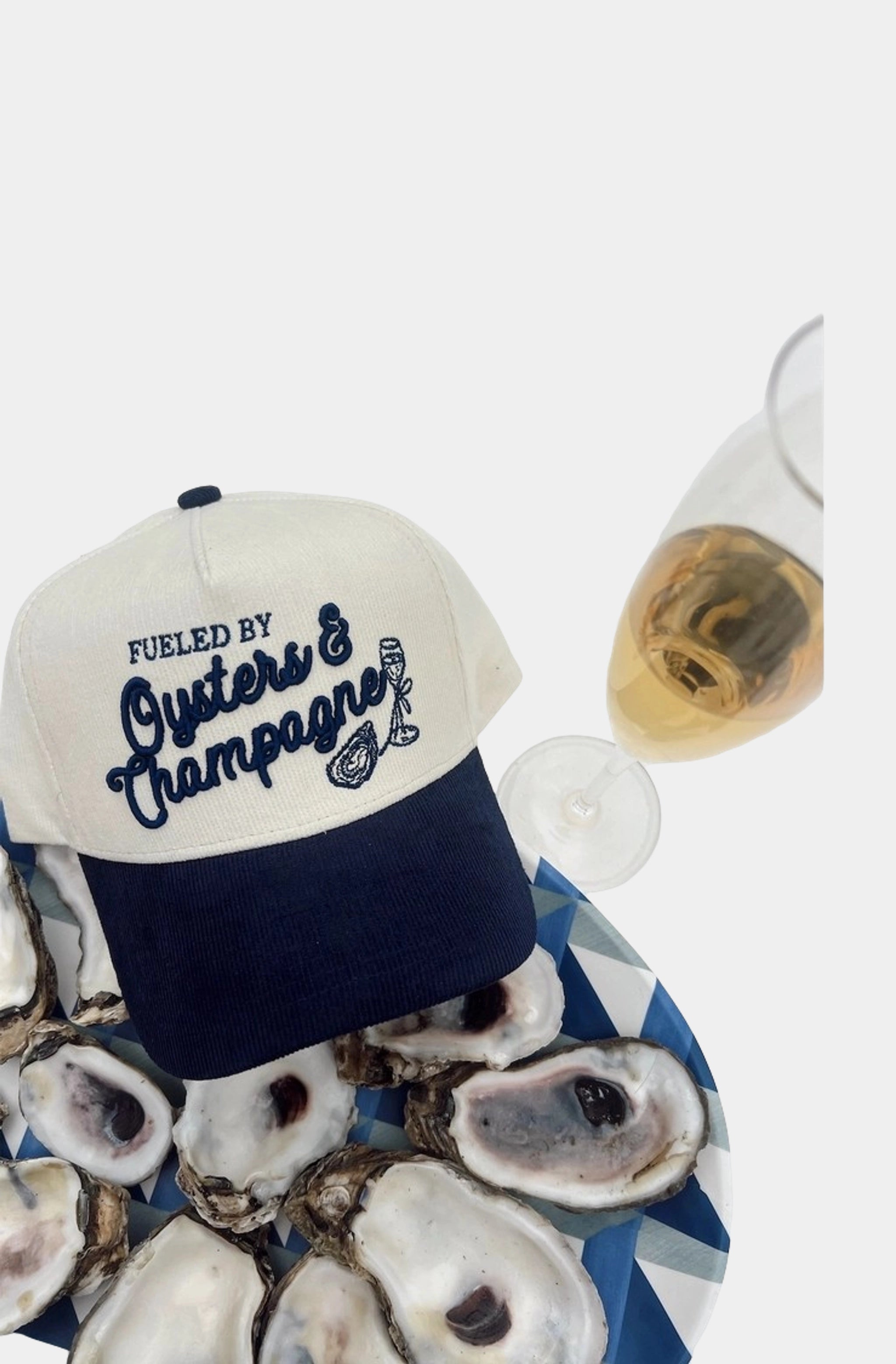 Oysters and Champagne Trucker Hat