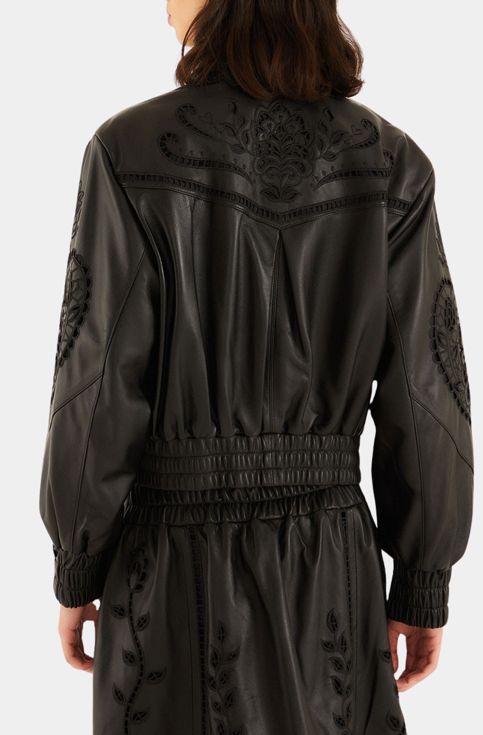 Black Richilieu Heart Jacket