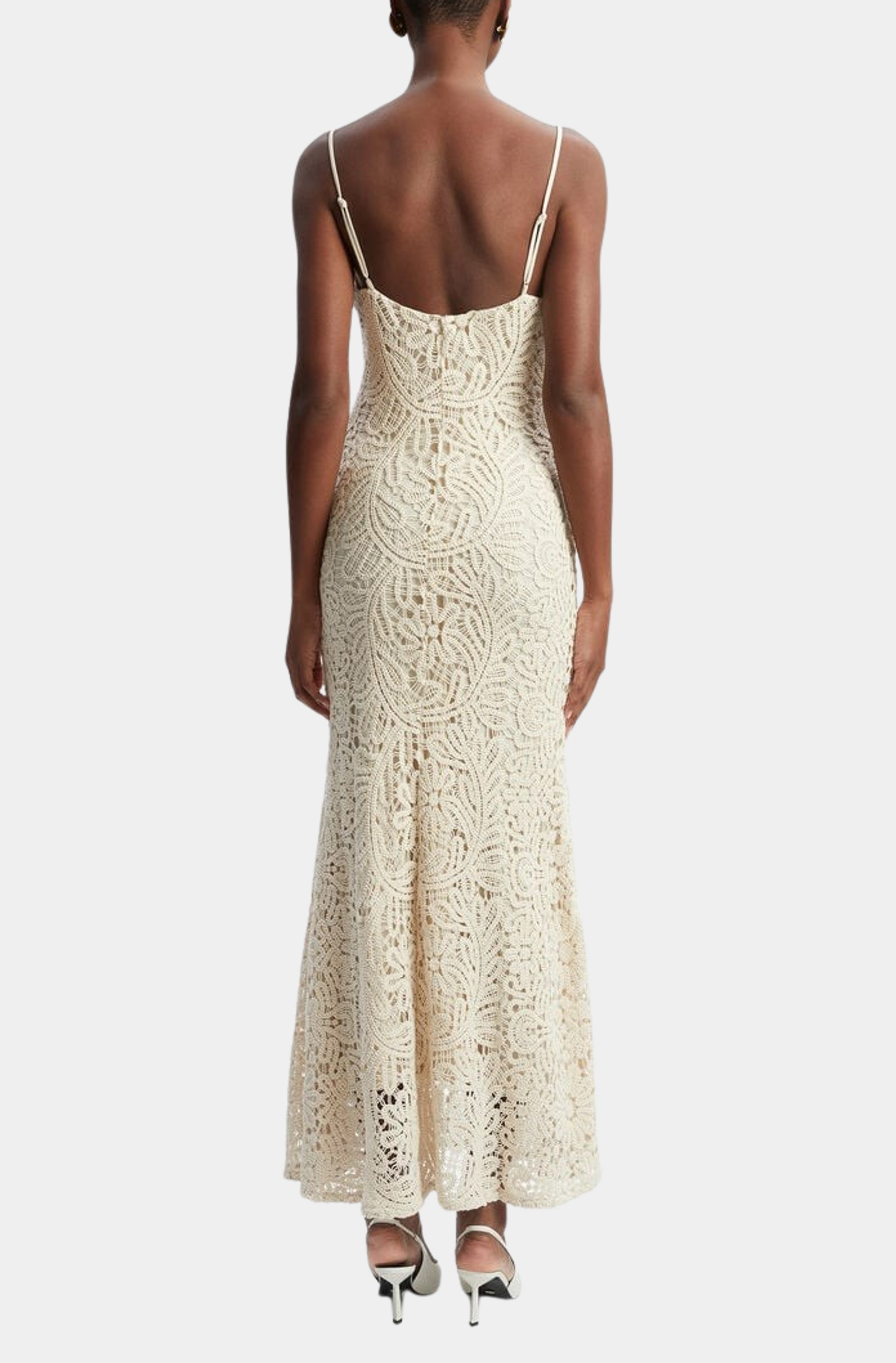 Adoni Crochet Midi Dress