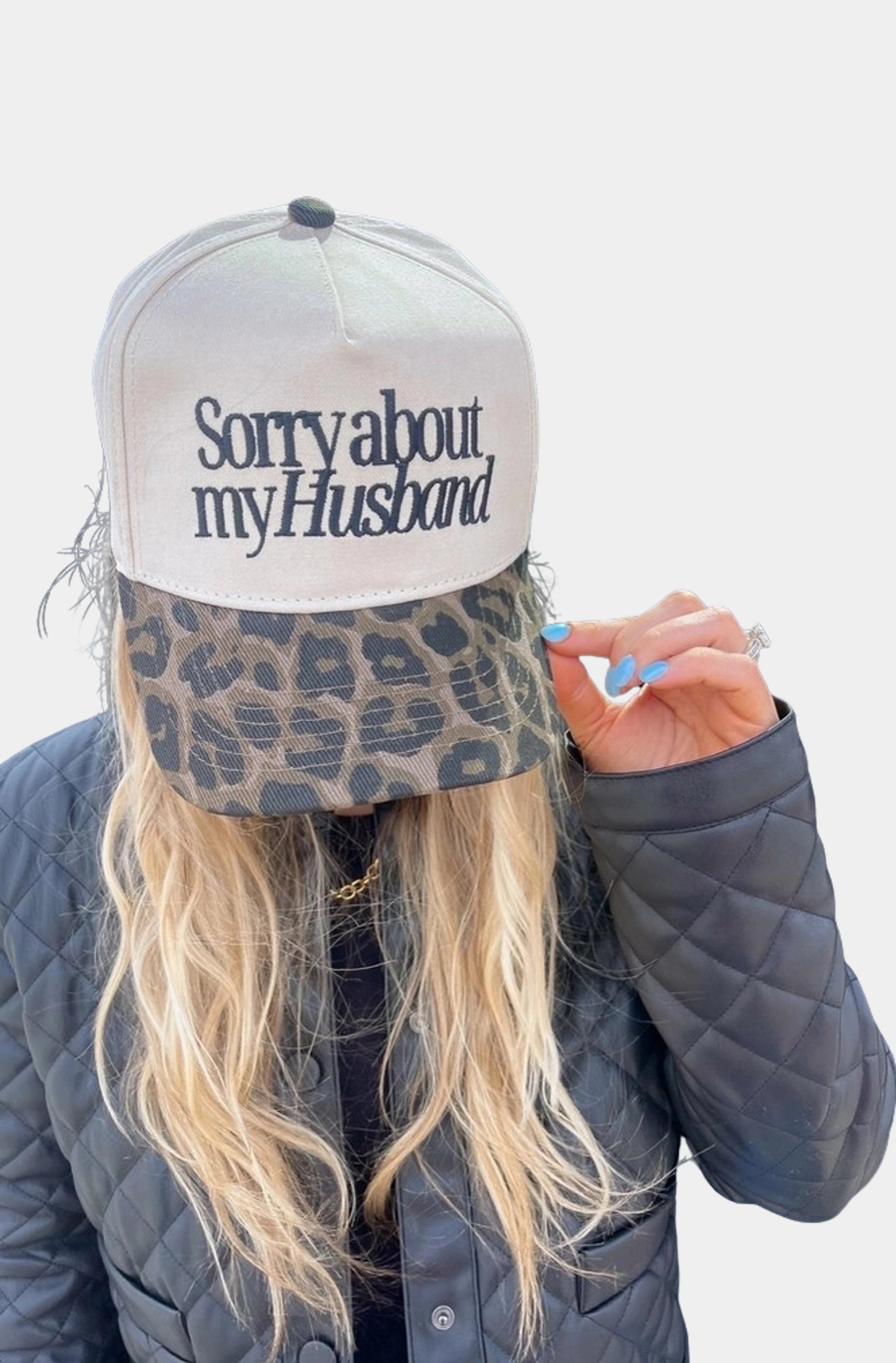 Sorry About My Husband Trucker Hat