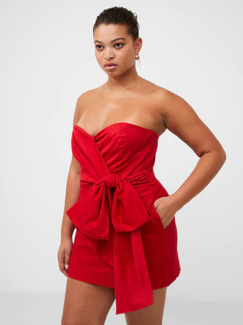 Florida Winter Strapless Dress