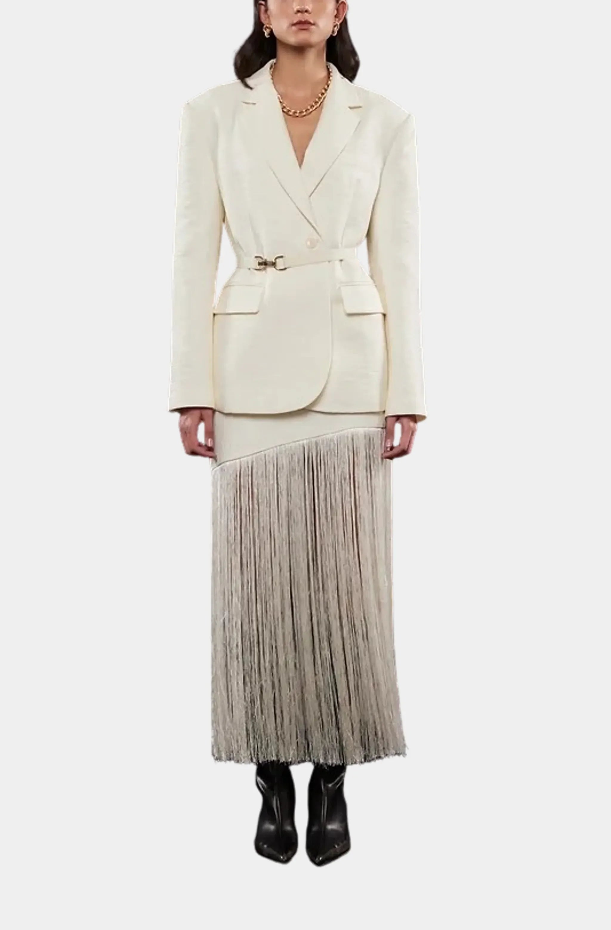 Fitted Waist Blazer