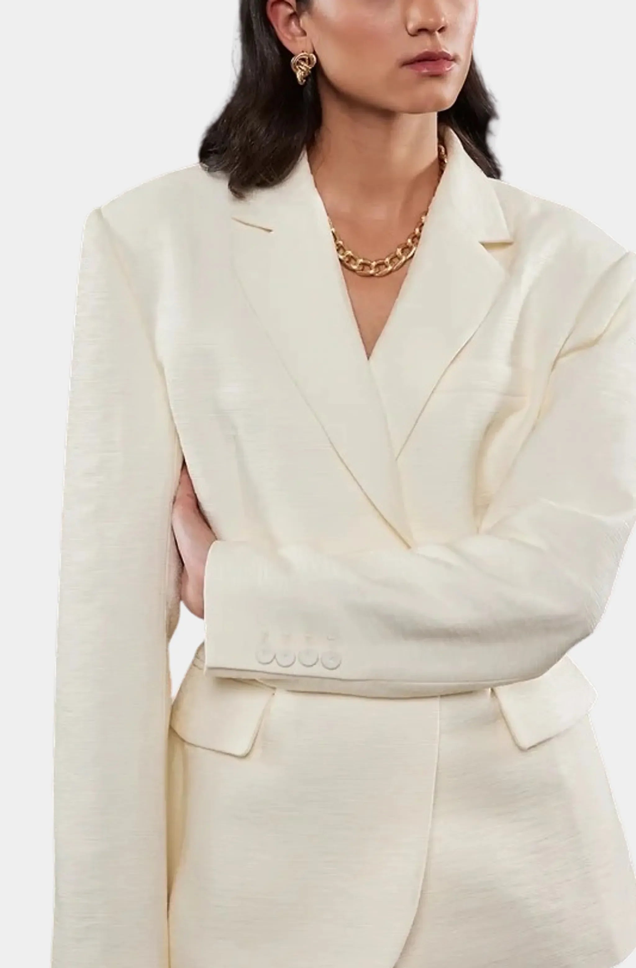 Fitted Waist Blazer
