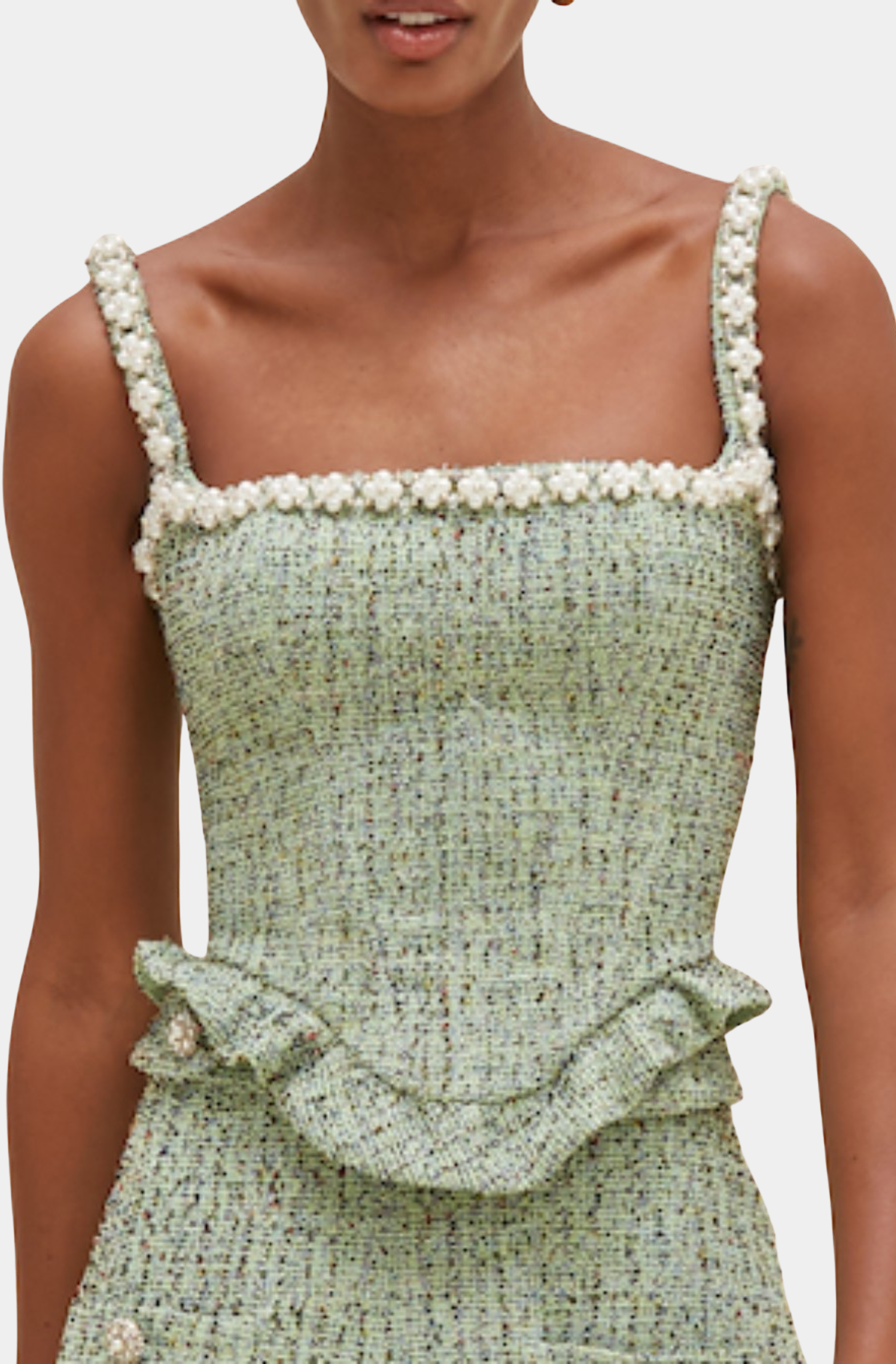 Crystal Tweed Top