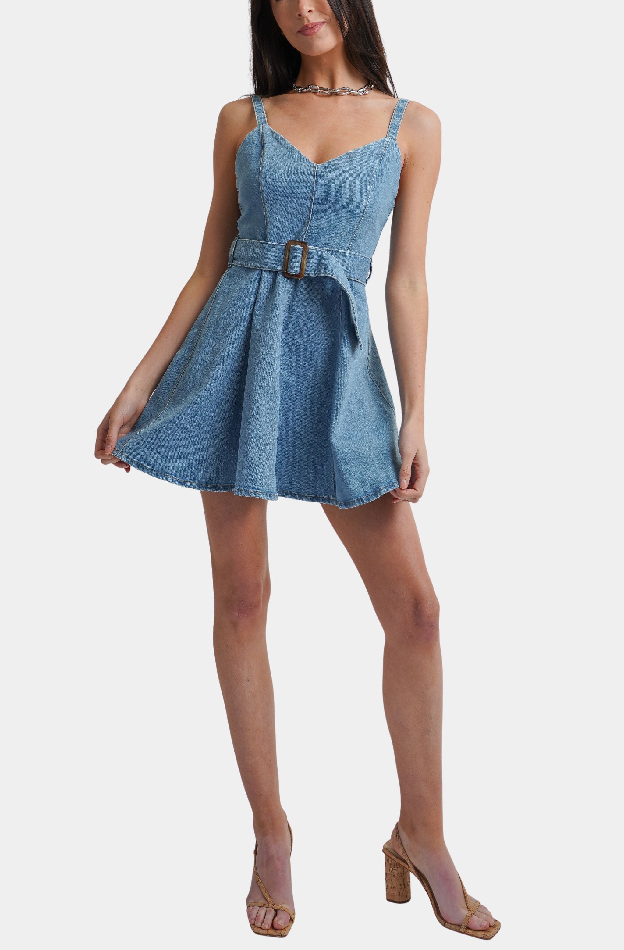 Gabi Mini Denim Dress