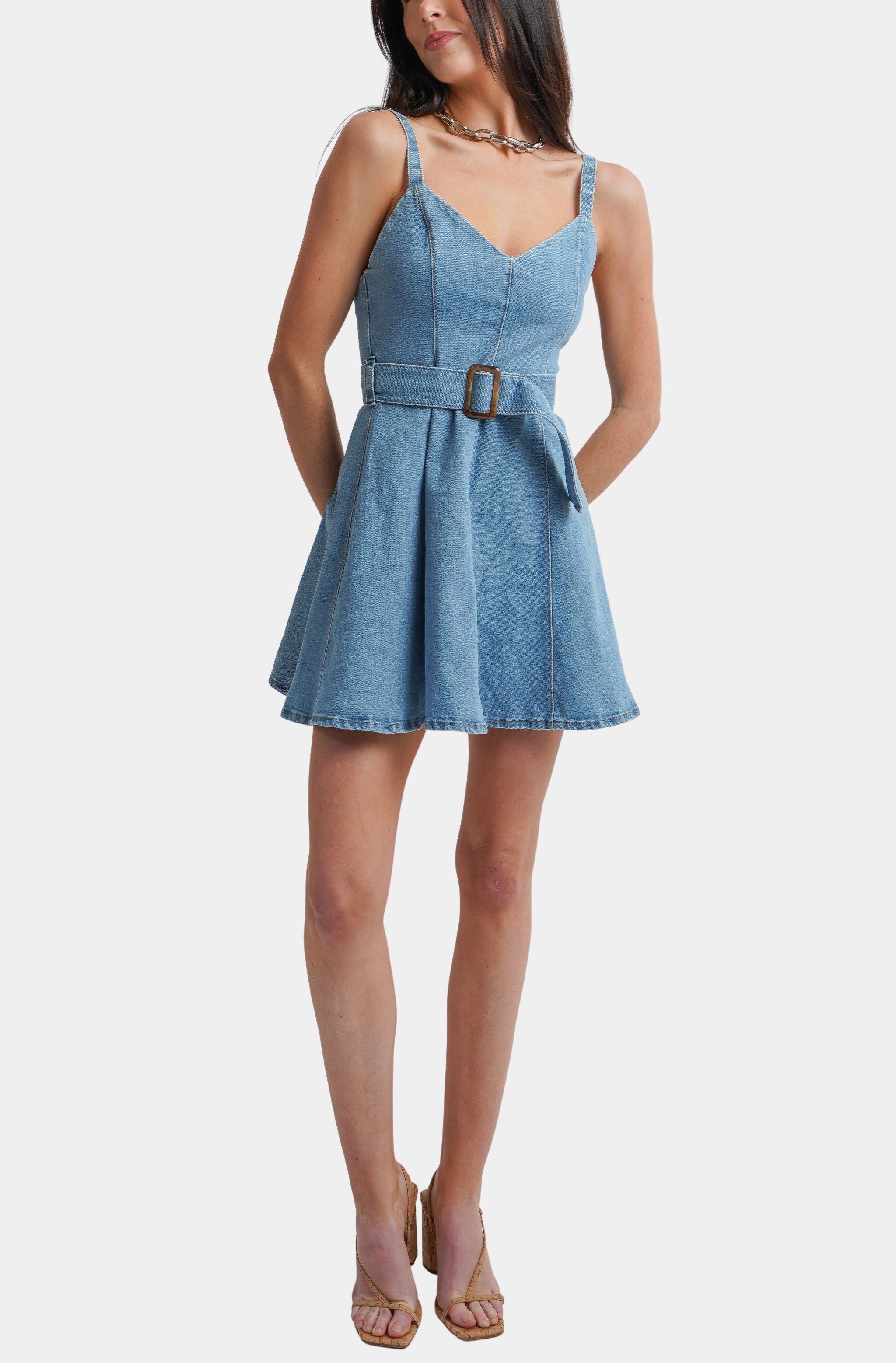 Gabi Mini Denim Dress
