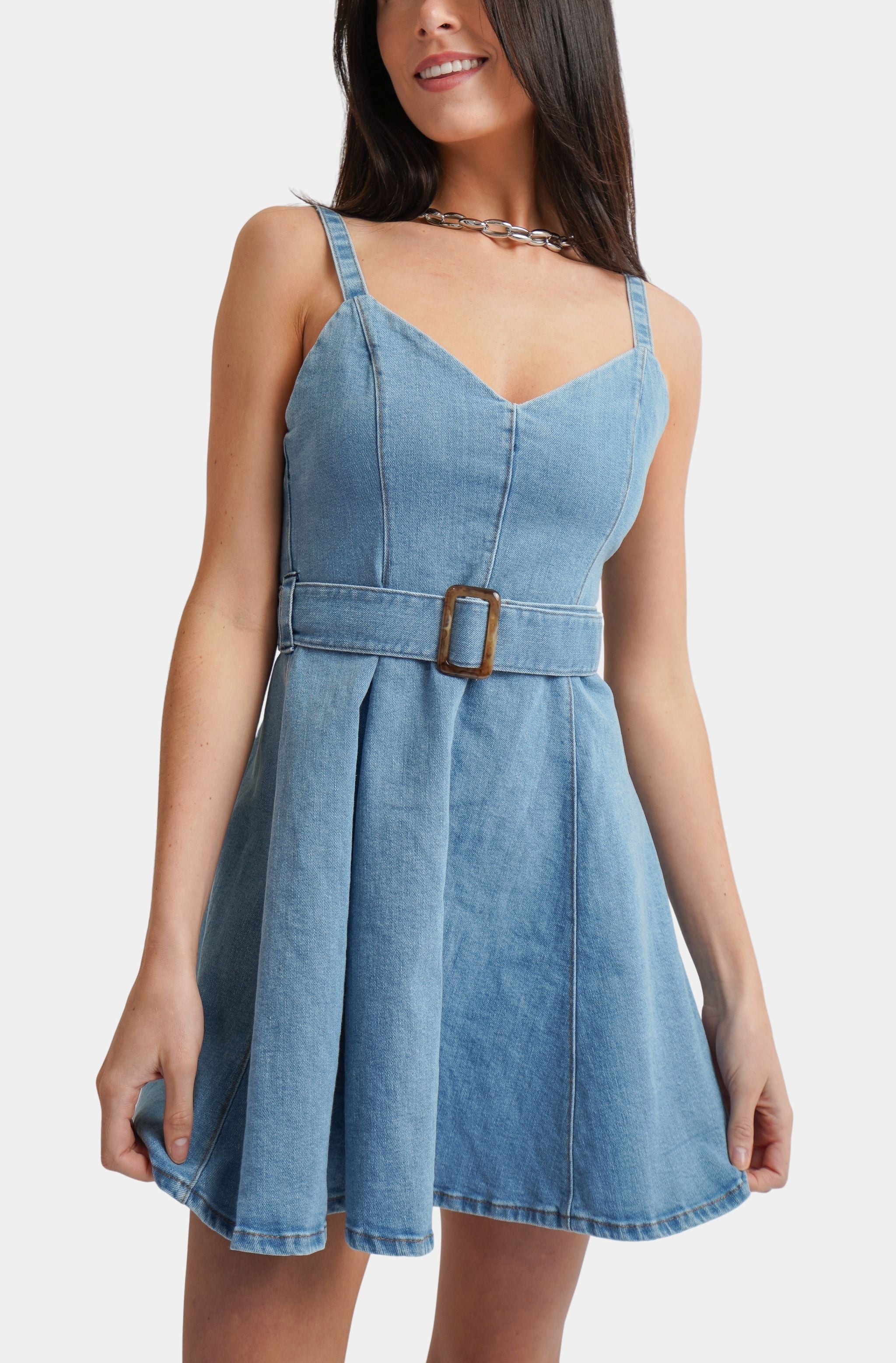 Gabi Mini Denim Dress
