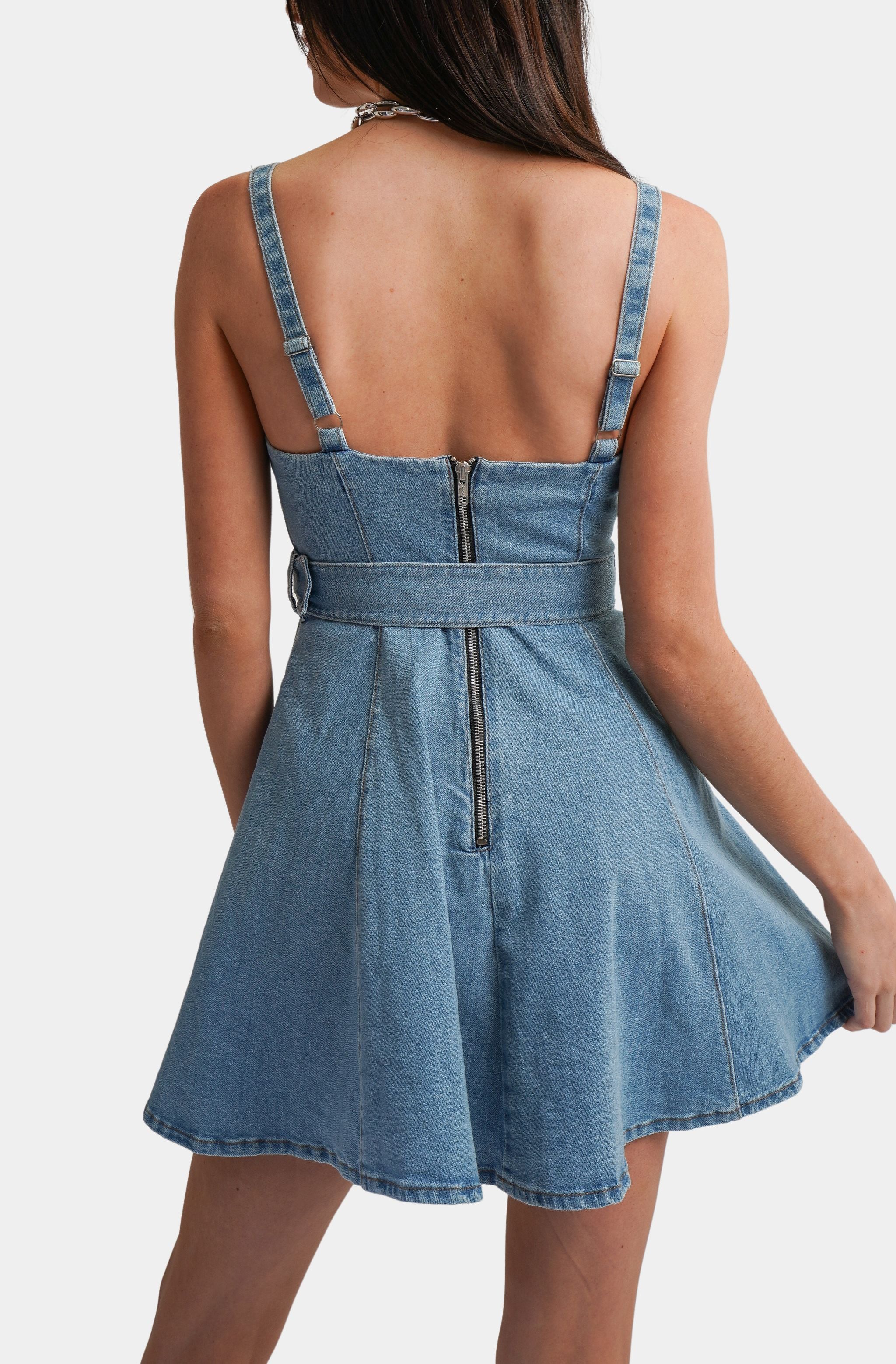 Gabi Mini Denim Dress