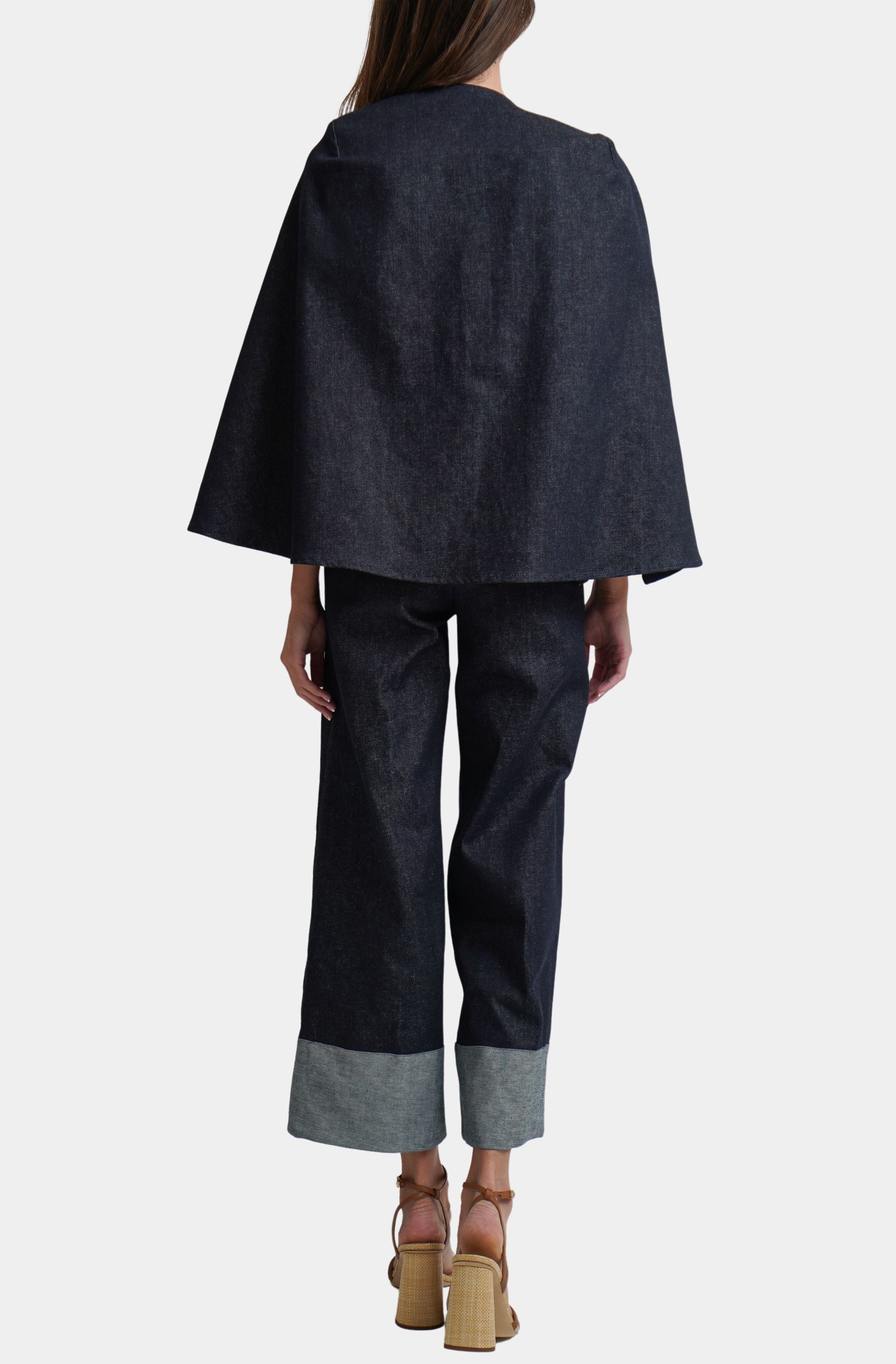 Brigitte Denim Cape