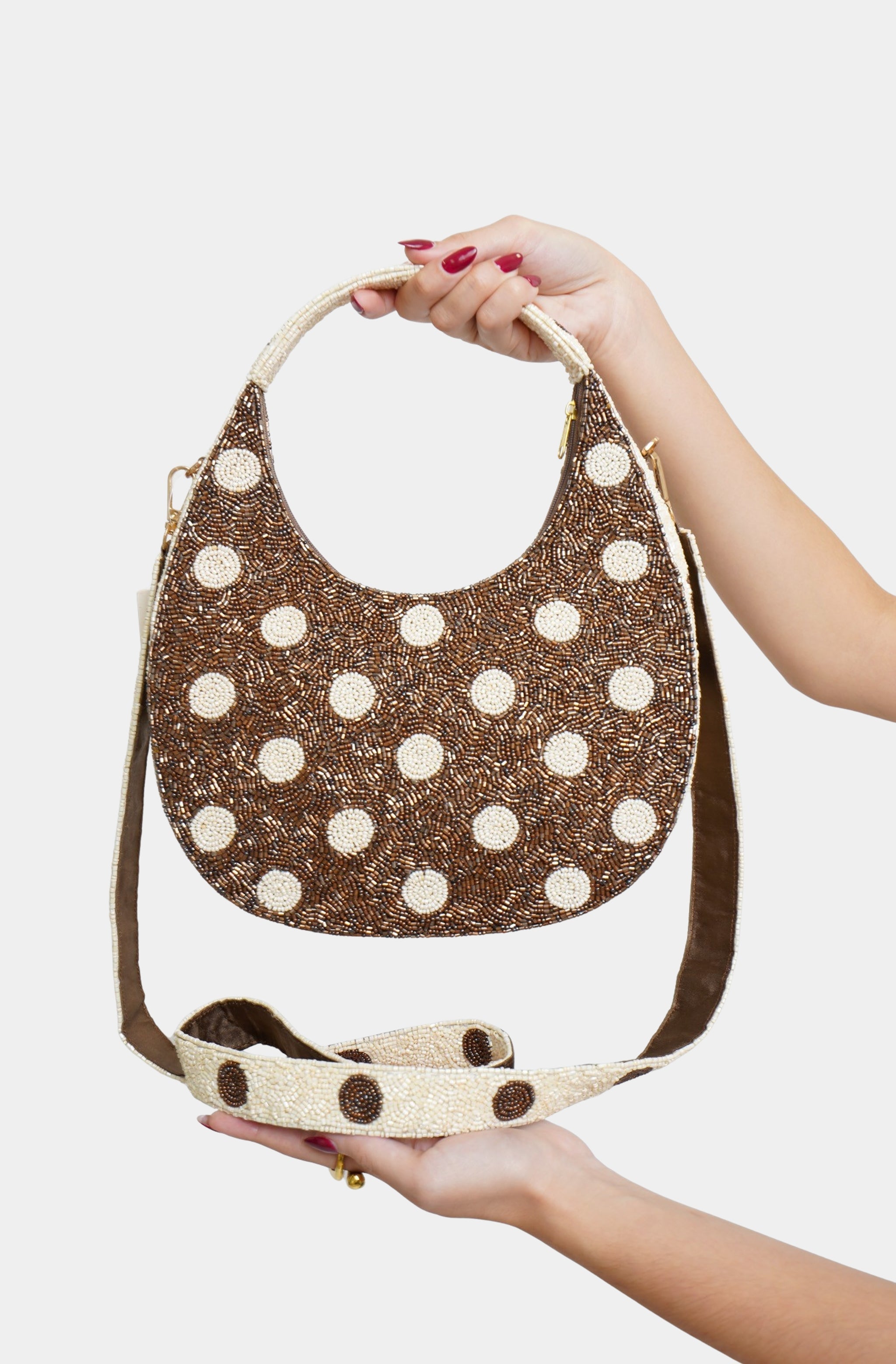 Polka Dot U-Shape Bag