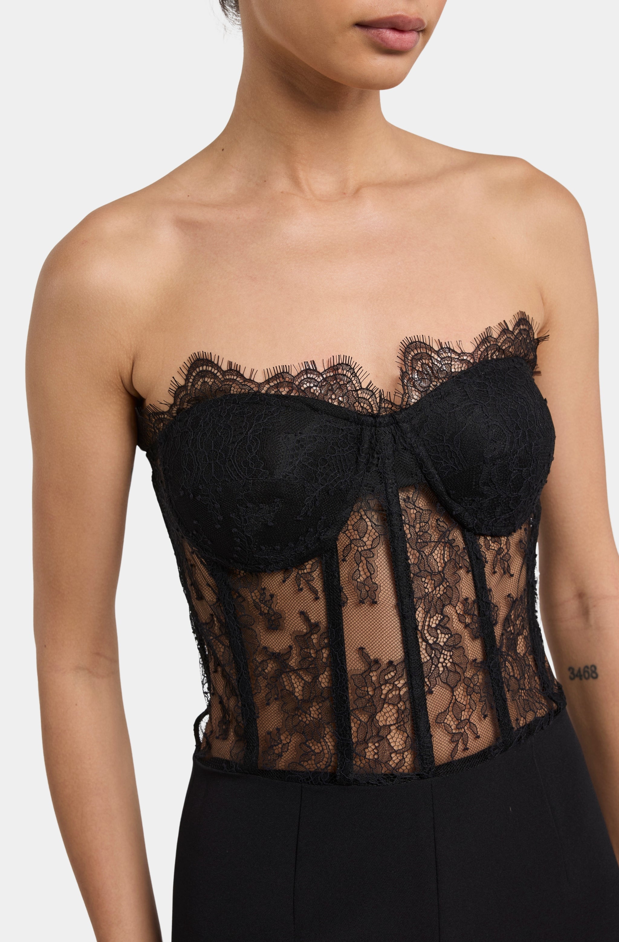 Narcissa Lace Bustier Jumpsuit