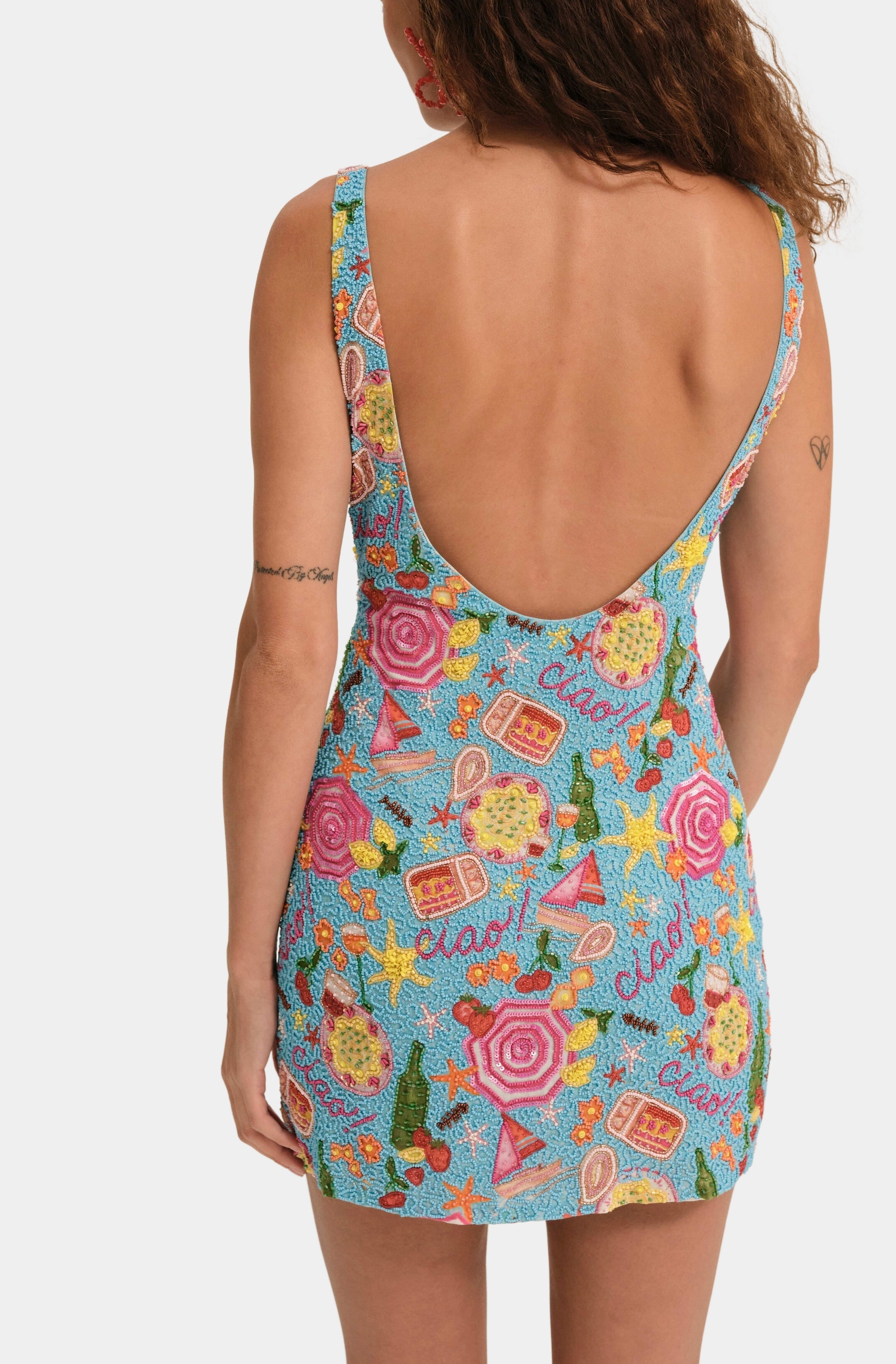 Ciao Beaded Mini Dress