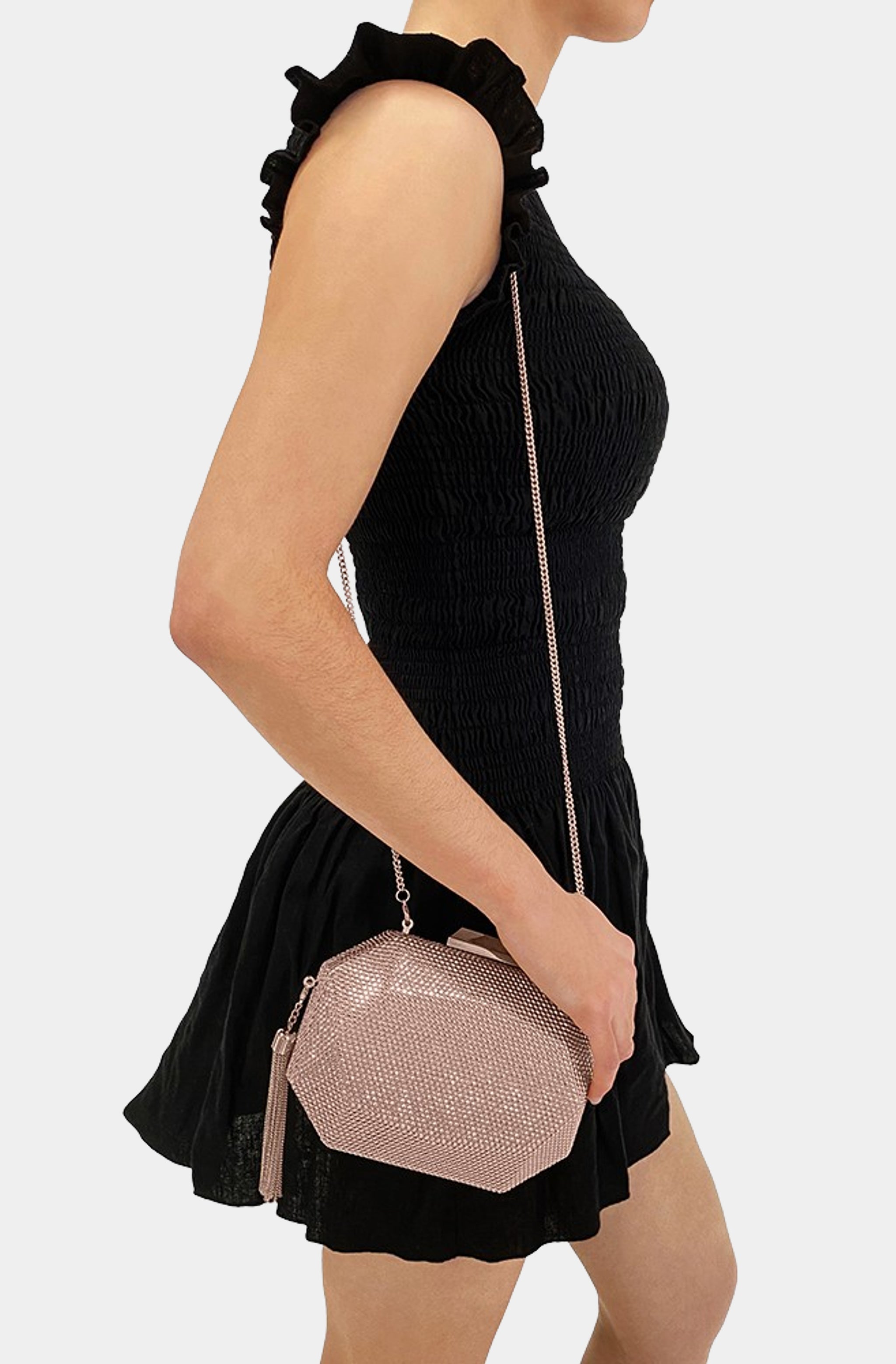 Tilly Hotfix Clutch with Tassel