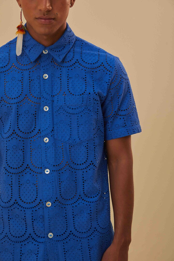 Pineapple Eyelet Shirt