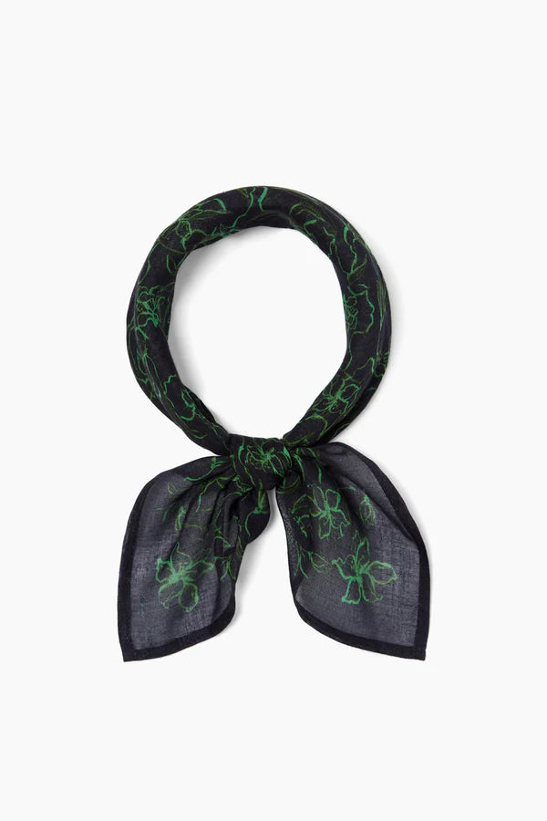 Painterly Floral Print Bandana