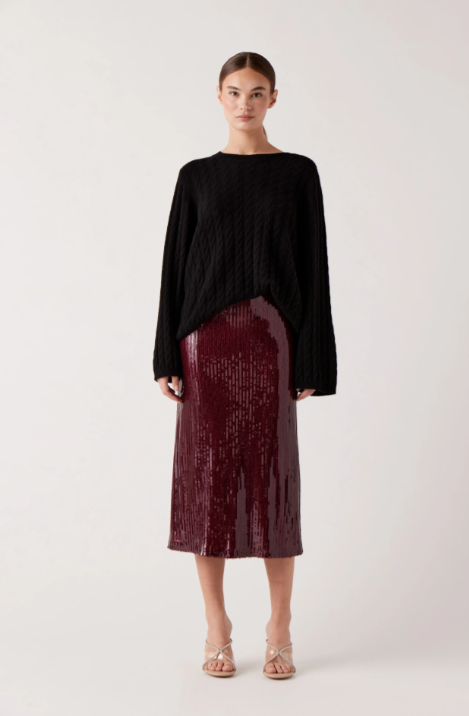 Elia Sequins Skirt