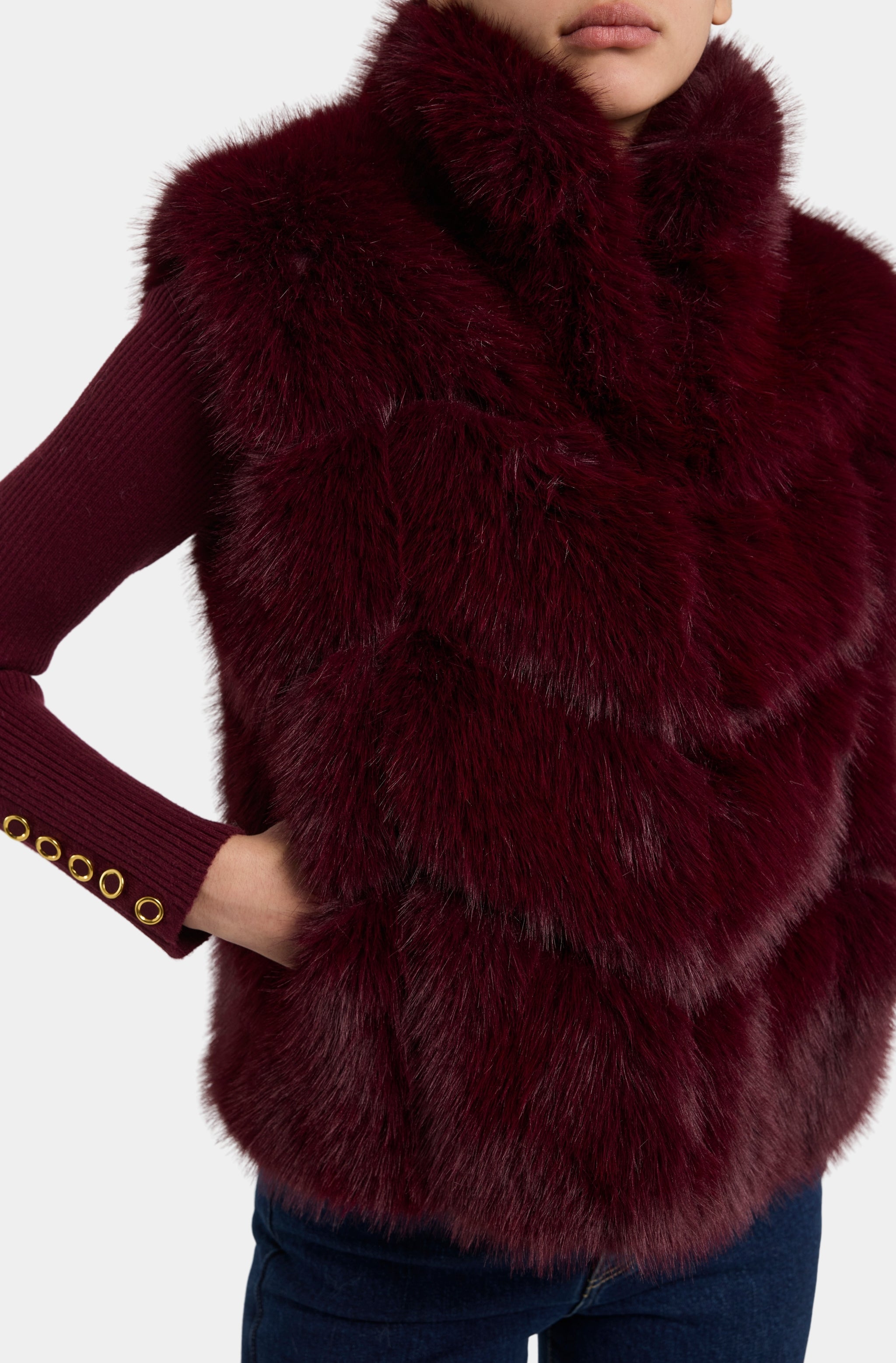 Rosario Faux Fur Vest