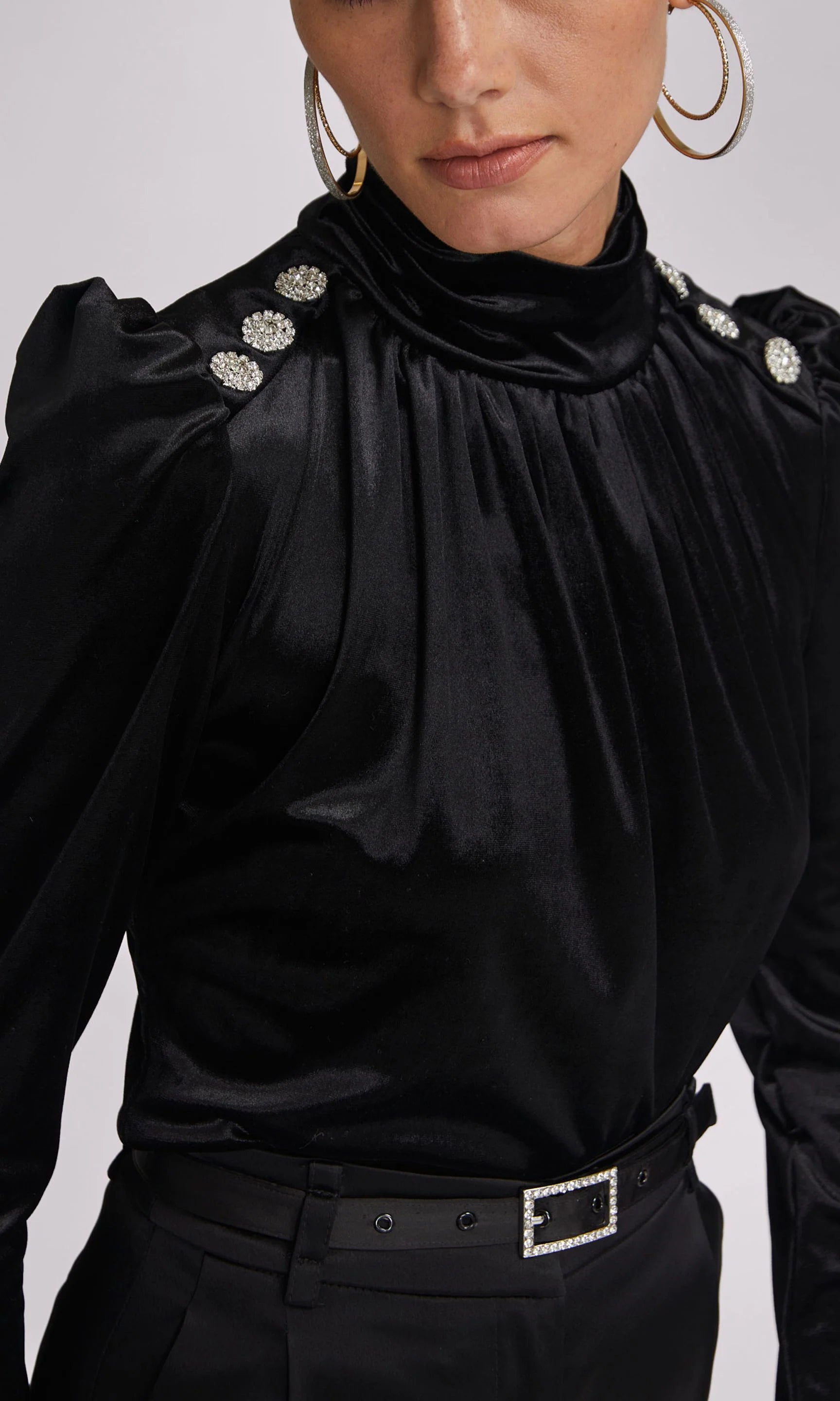 Rebecca Velour Top