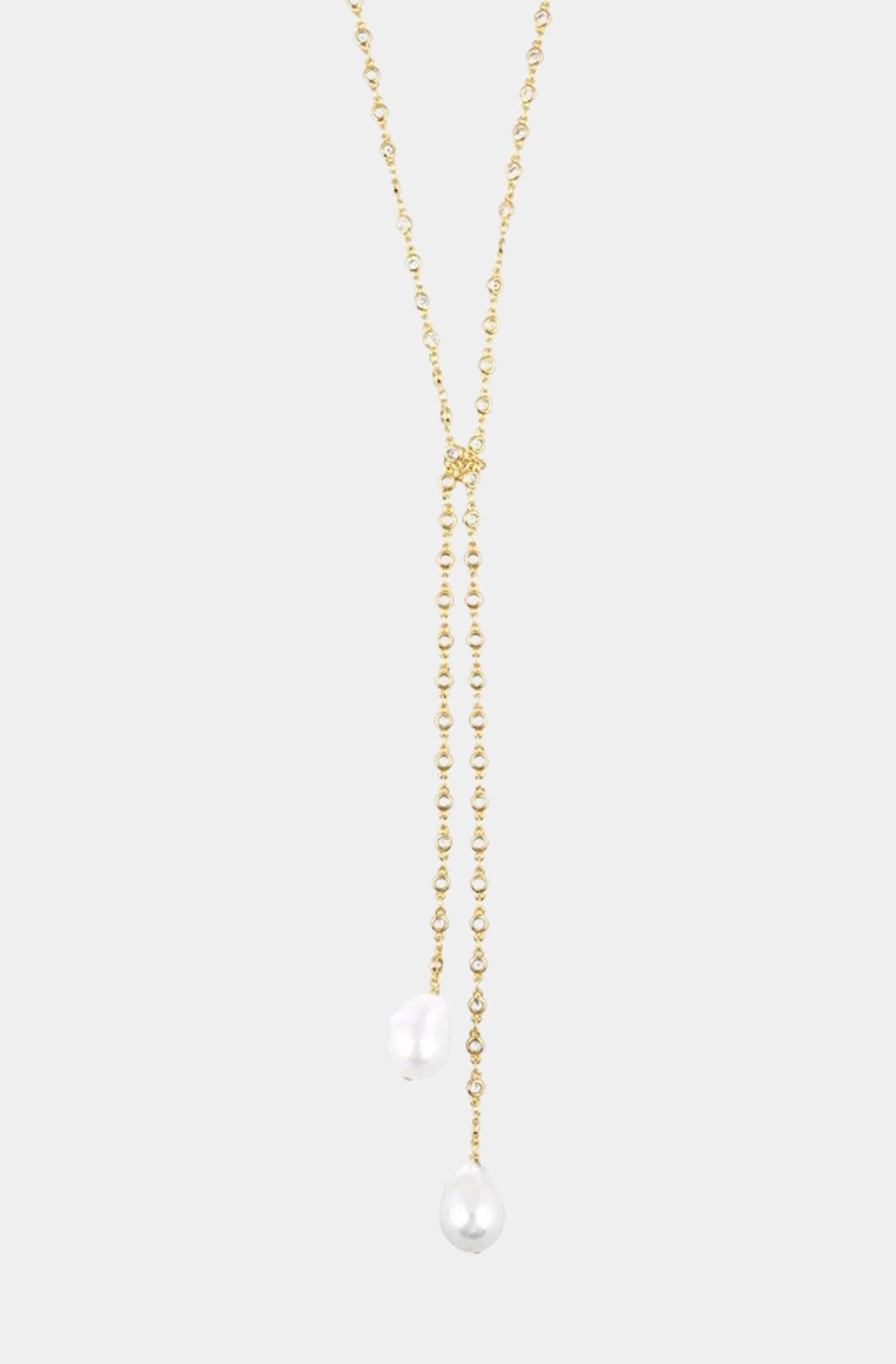 Pearl Bolo Necklace