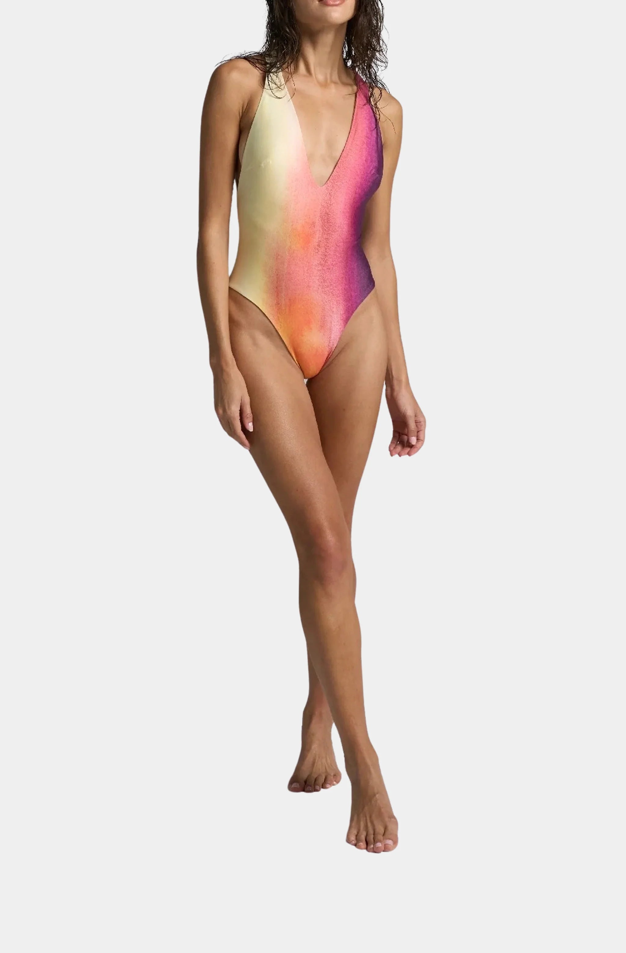 Deep V One-Piece