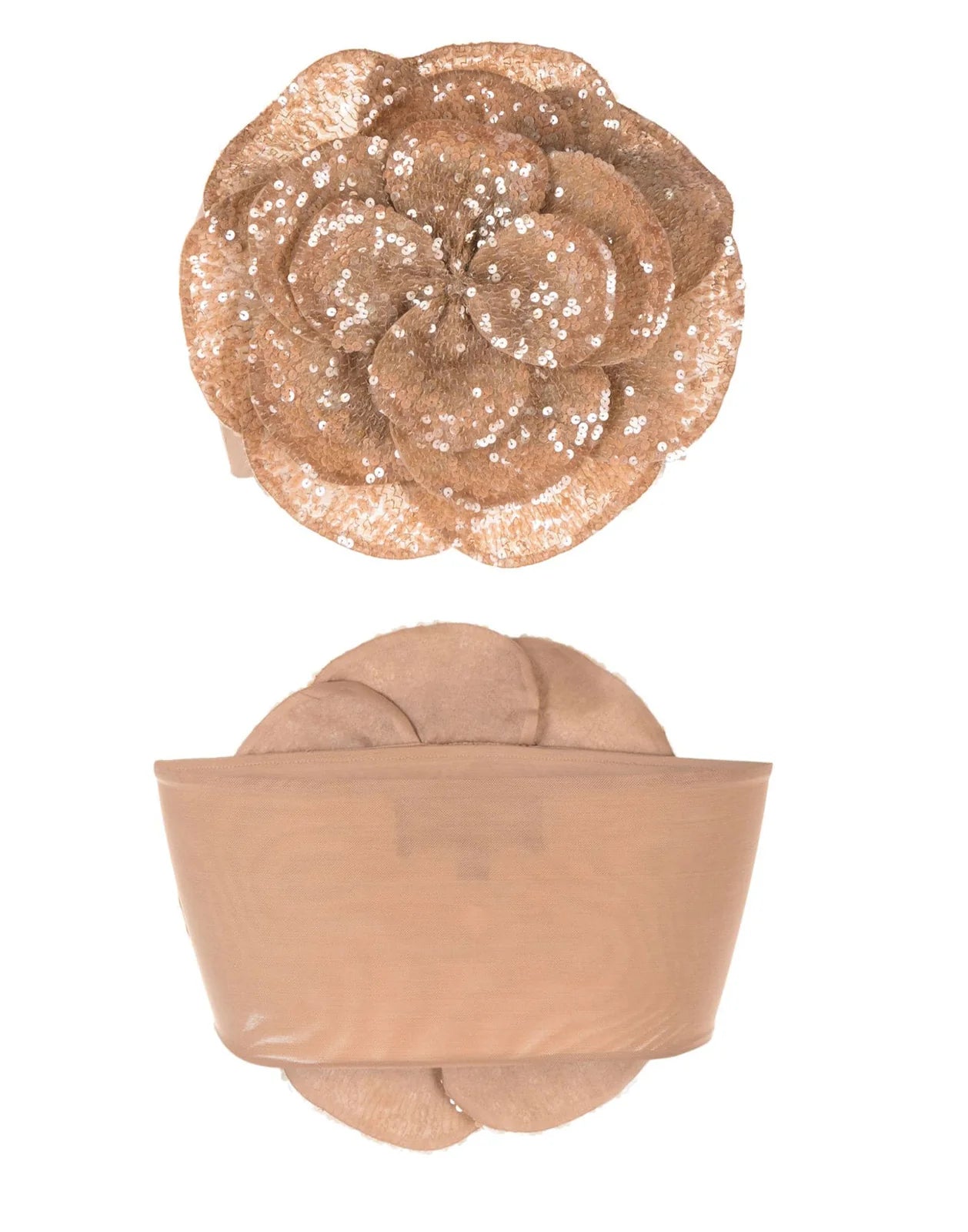 Sequin Flower Bandeau