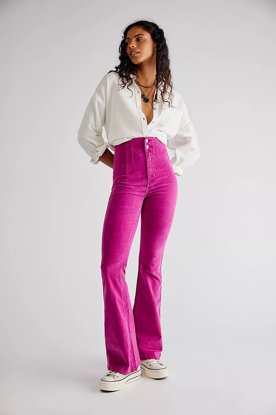 Rollas pink cord 2024 flares