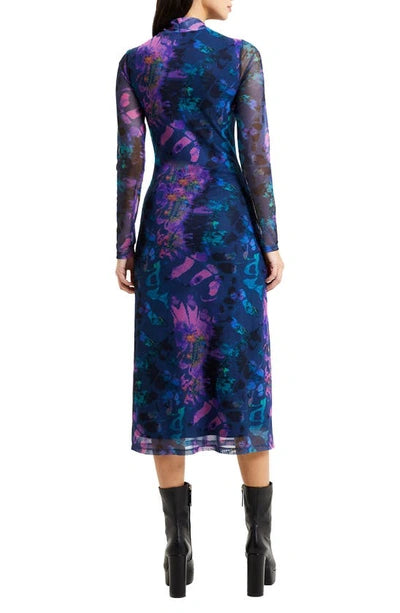 Toni Gabriella Mesh Midi Dress