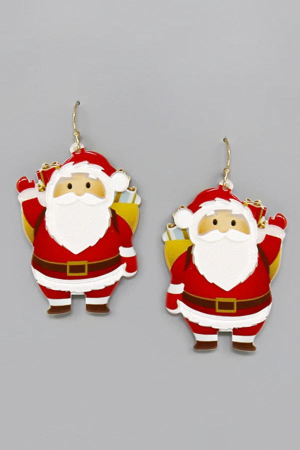 Christmas Santa Clause Earrings