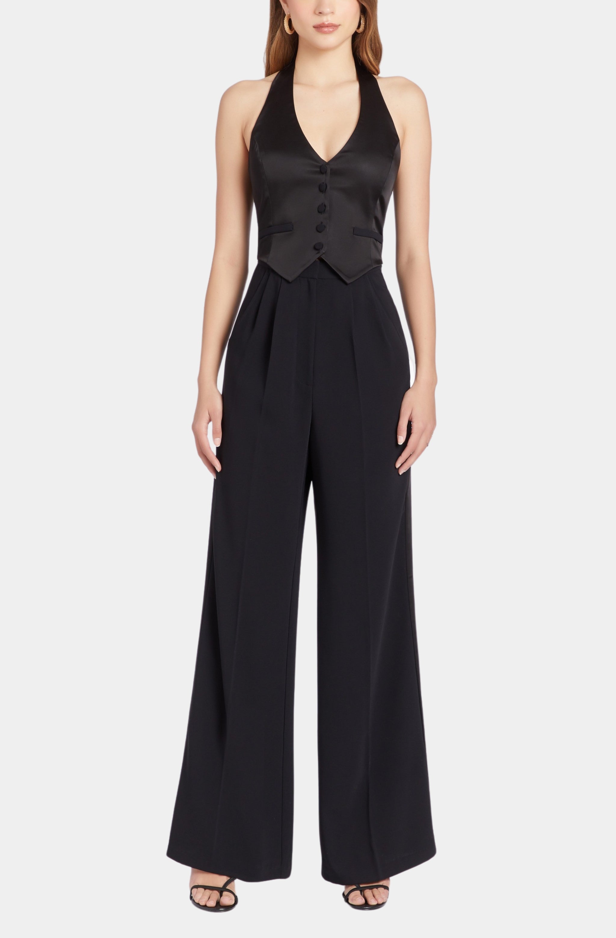 Isadore Jumpsuit W/Satin