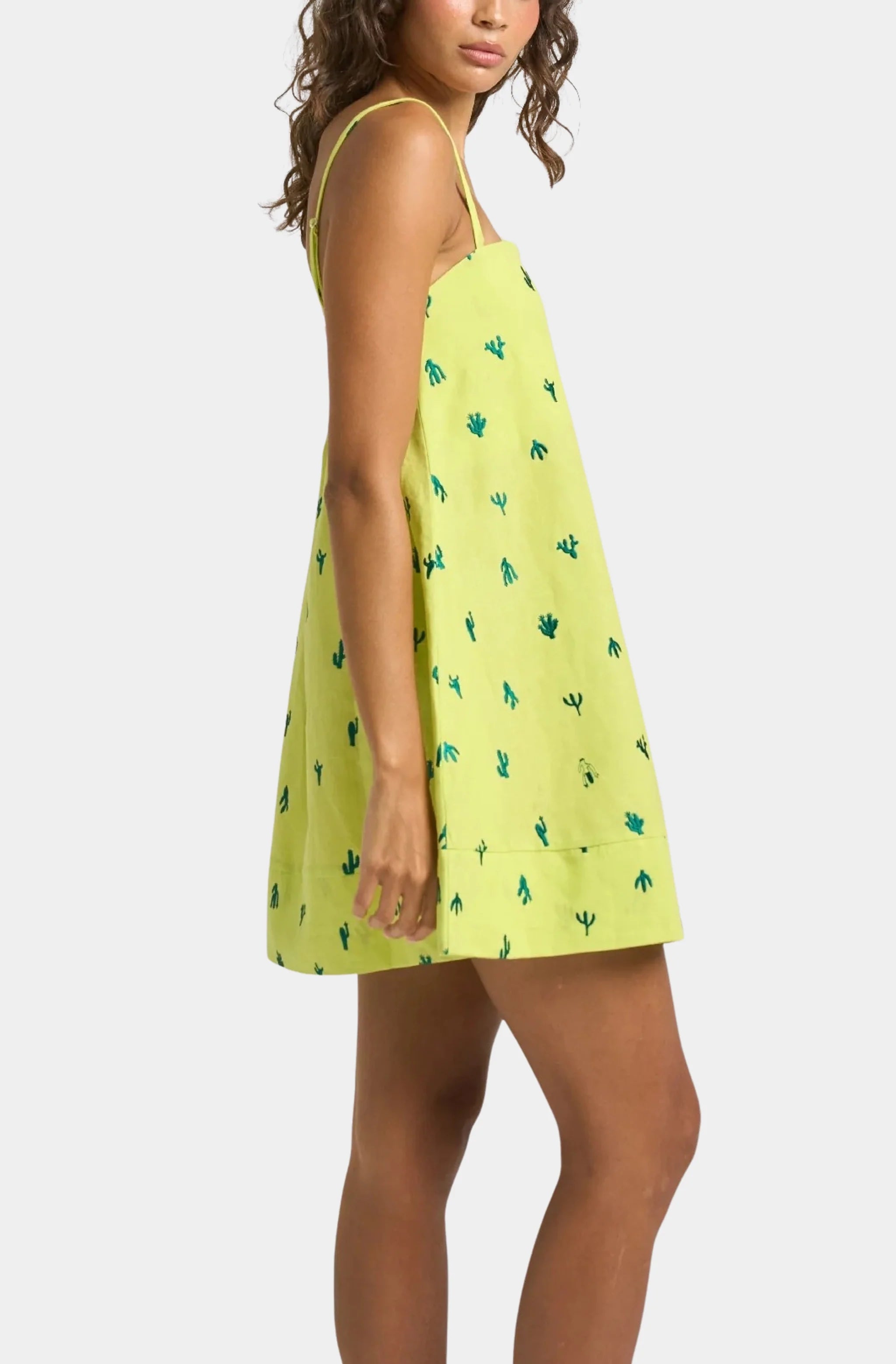 Mini Strappy Trapeze Dress
