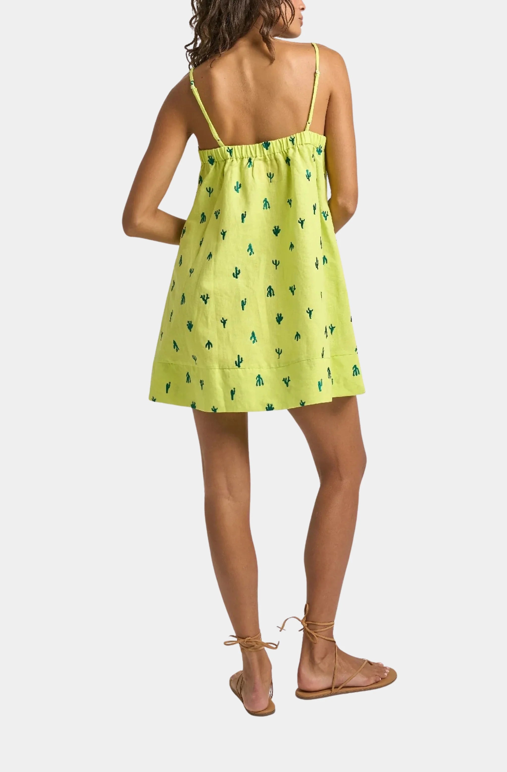 Mini Strappy Trapeze Dress