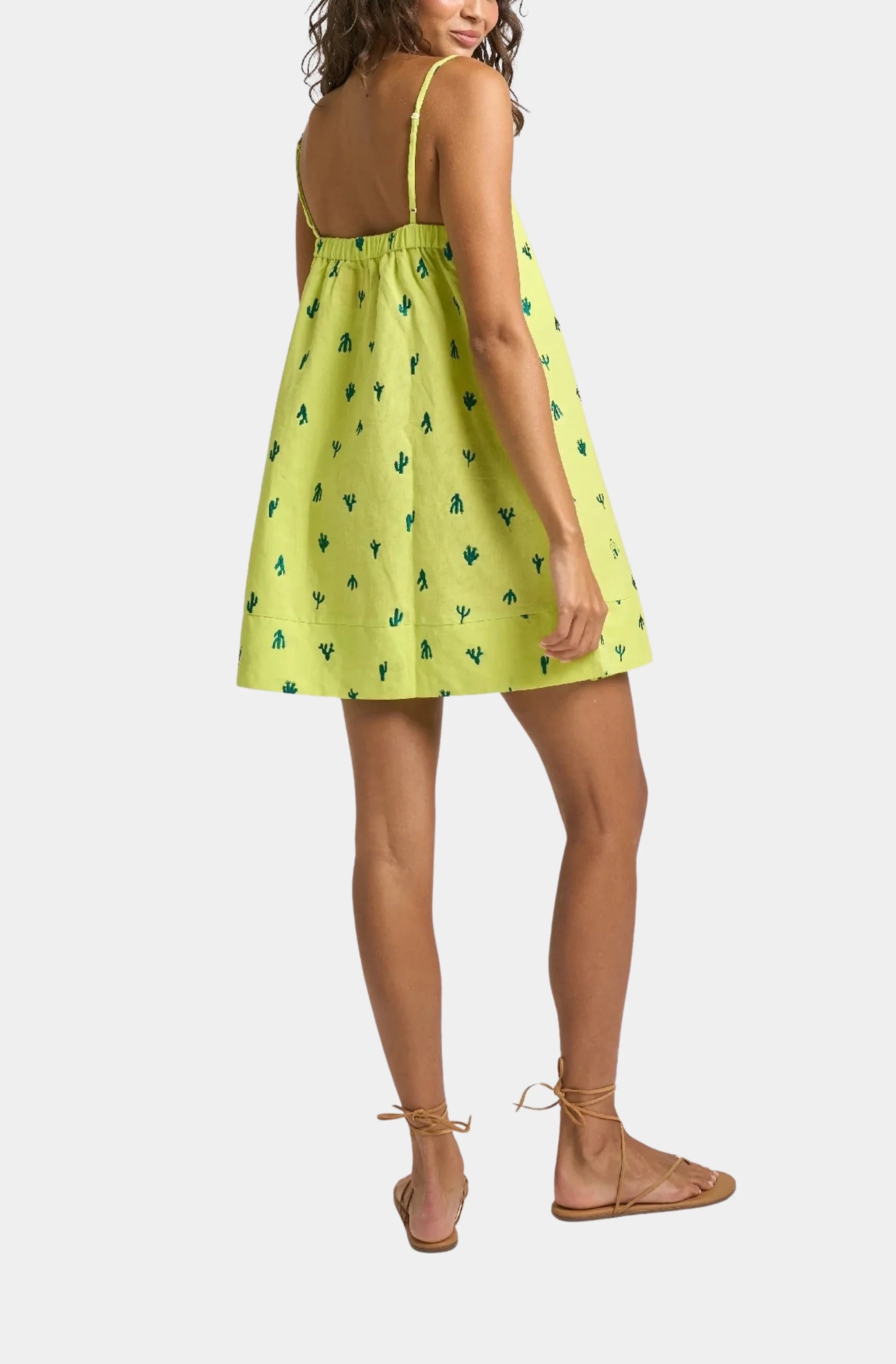 Mini Strappy Trapeze Dress