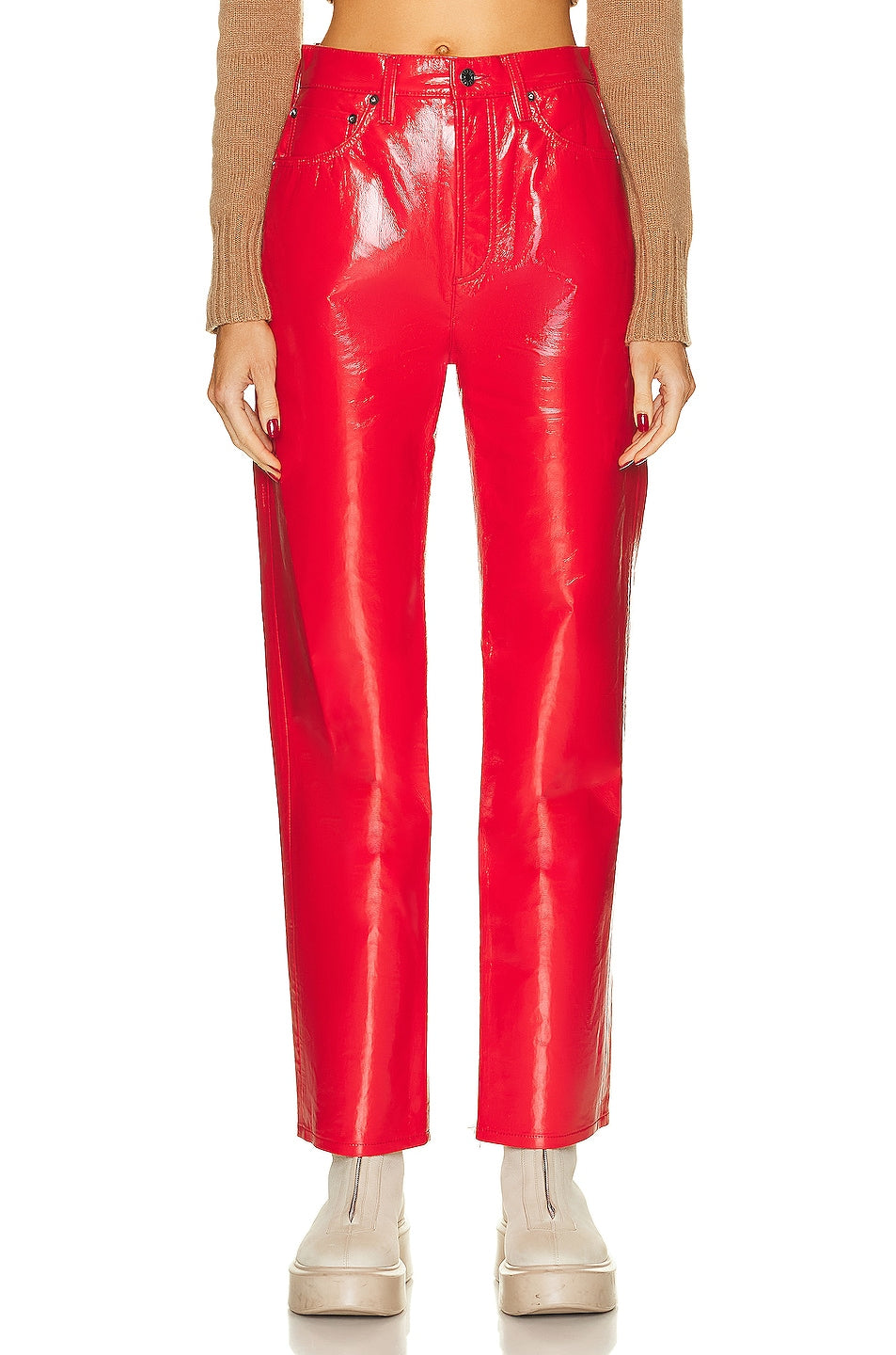Recycled Leather 90's Pinch Waist