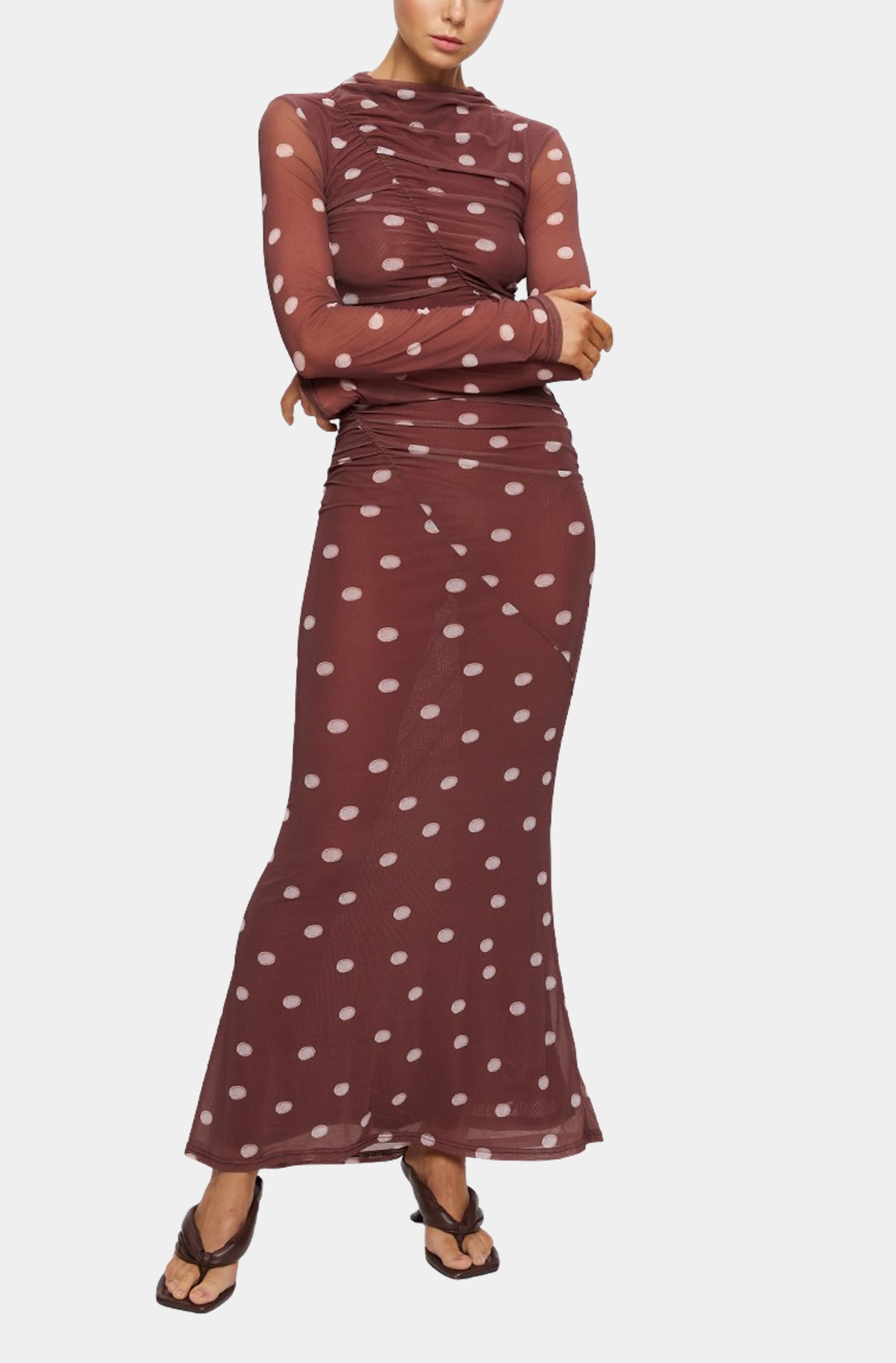 Edie Mesh Maxi Dress