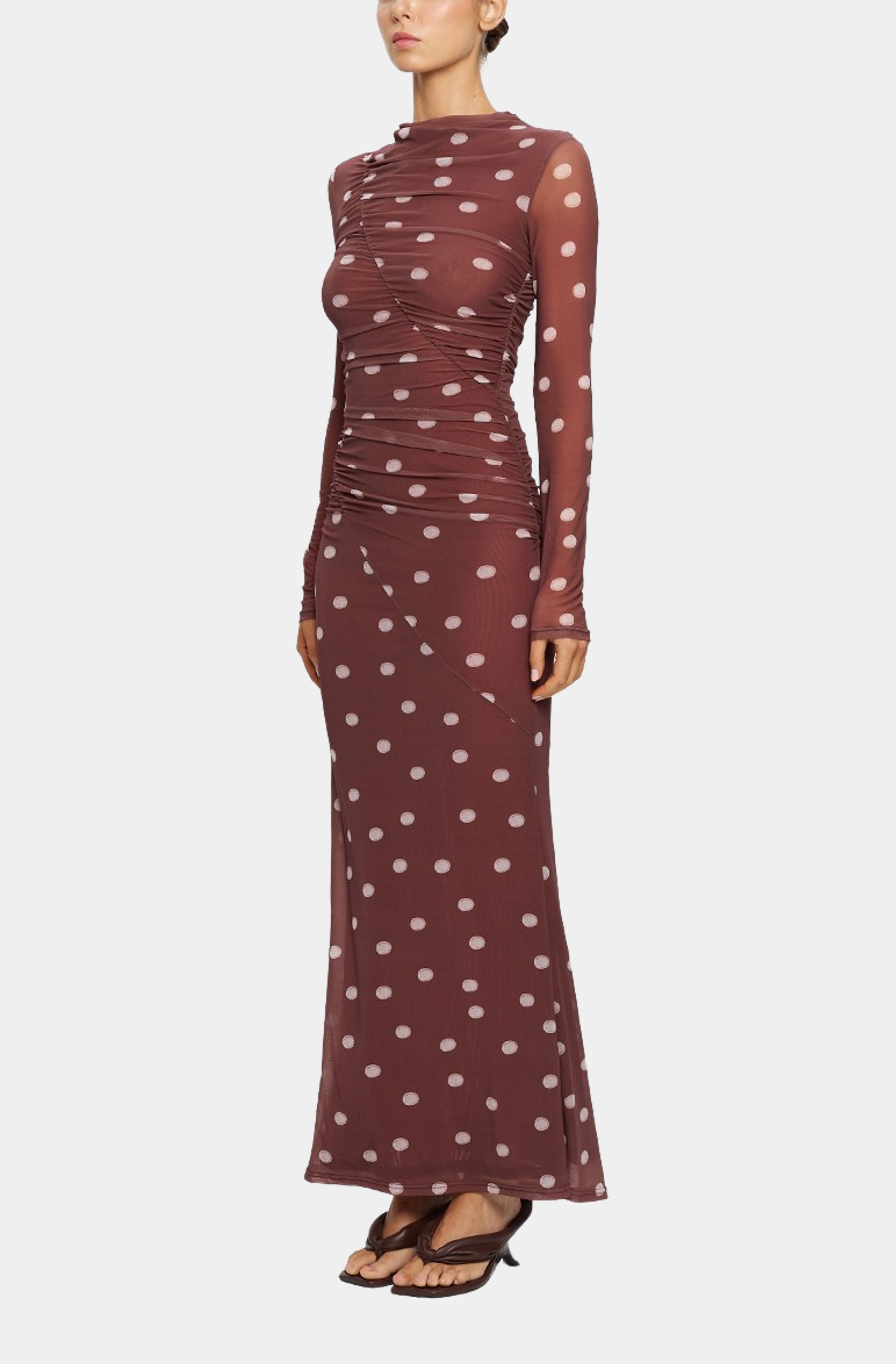 Edie Mesh Maxi Dress