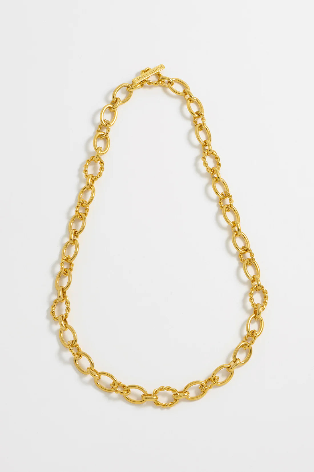 Chunky Chain T-Bar Necklace