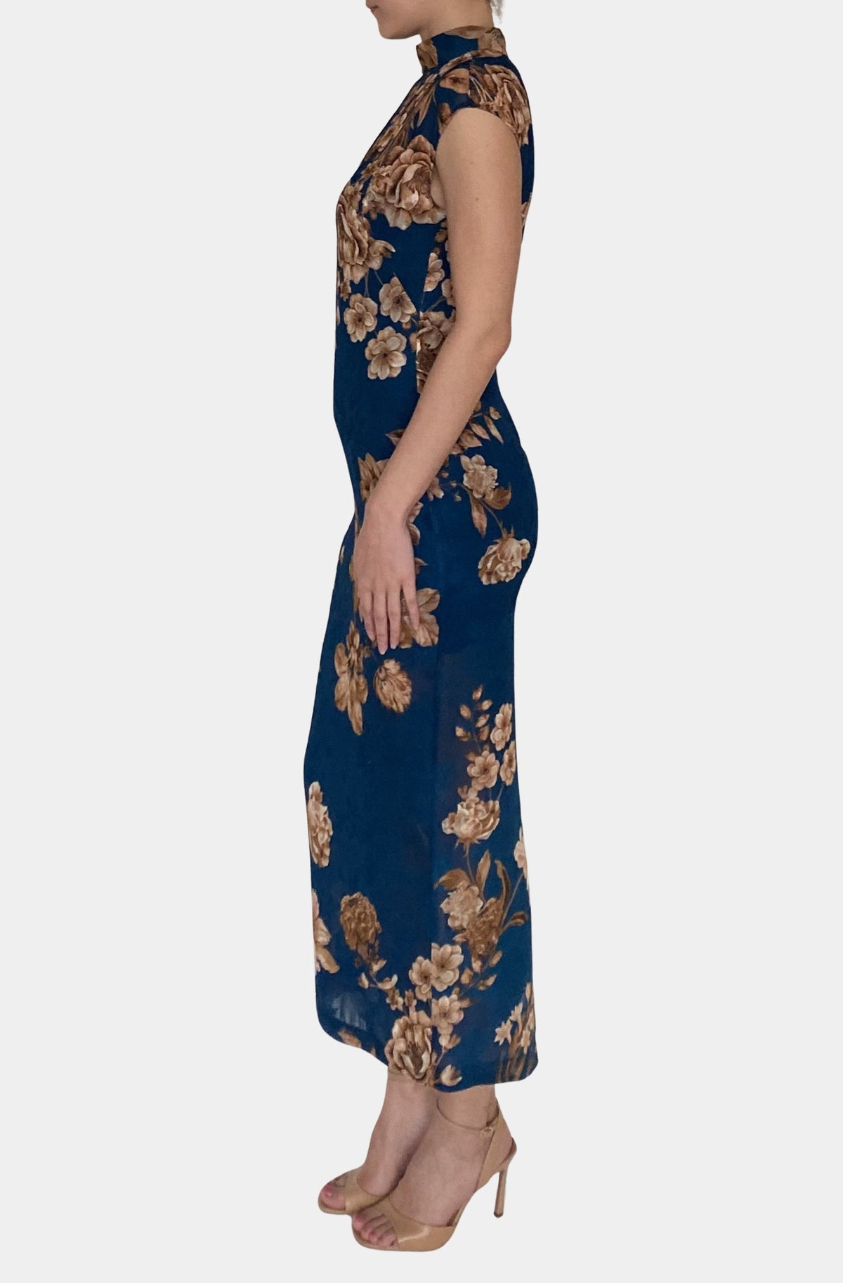 Midi Dress With Slip