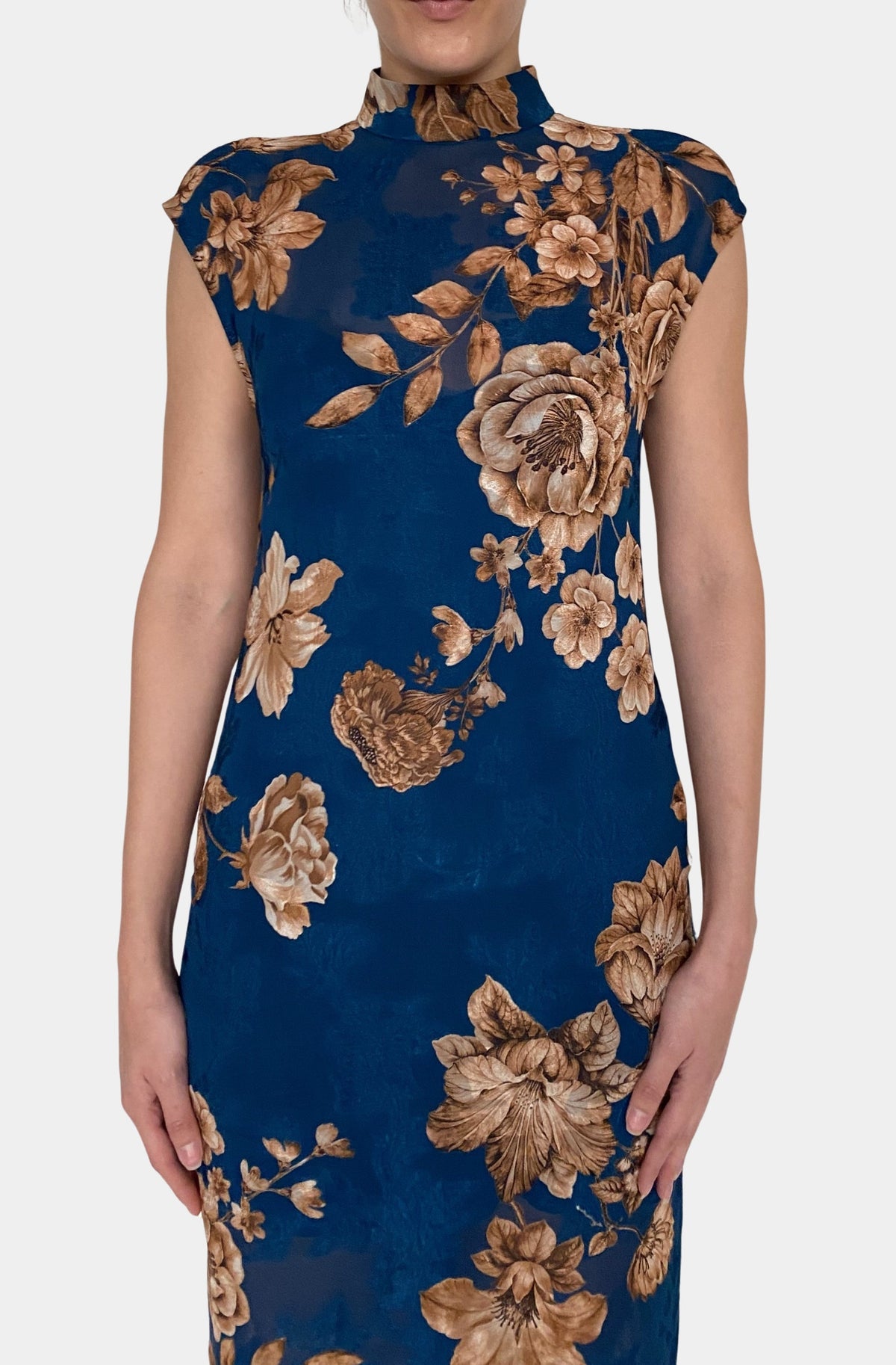 Midi Dress With Slip
