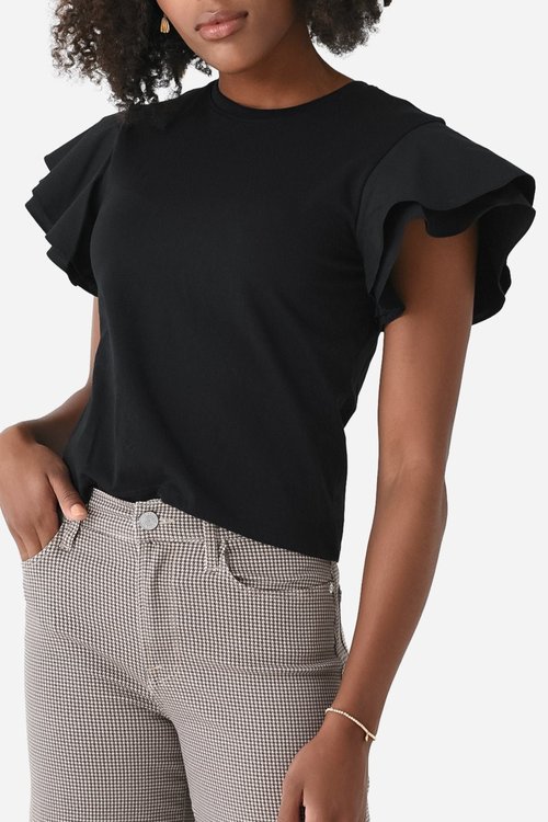 Flounce Crew Tee