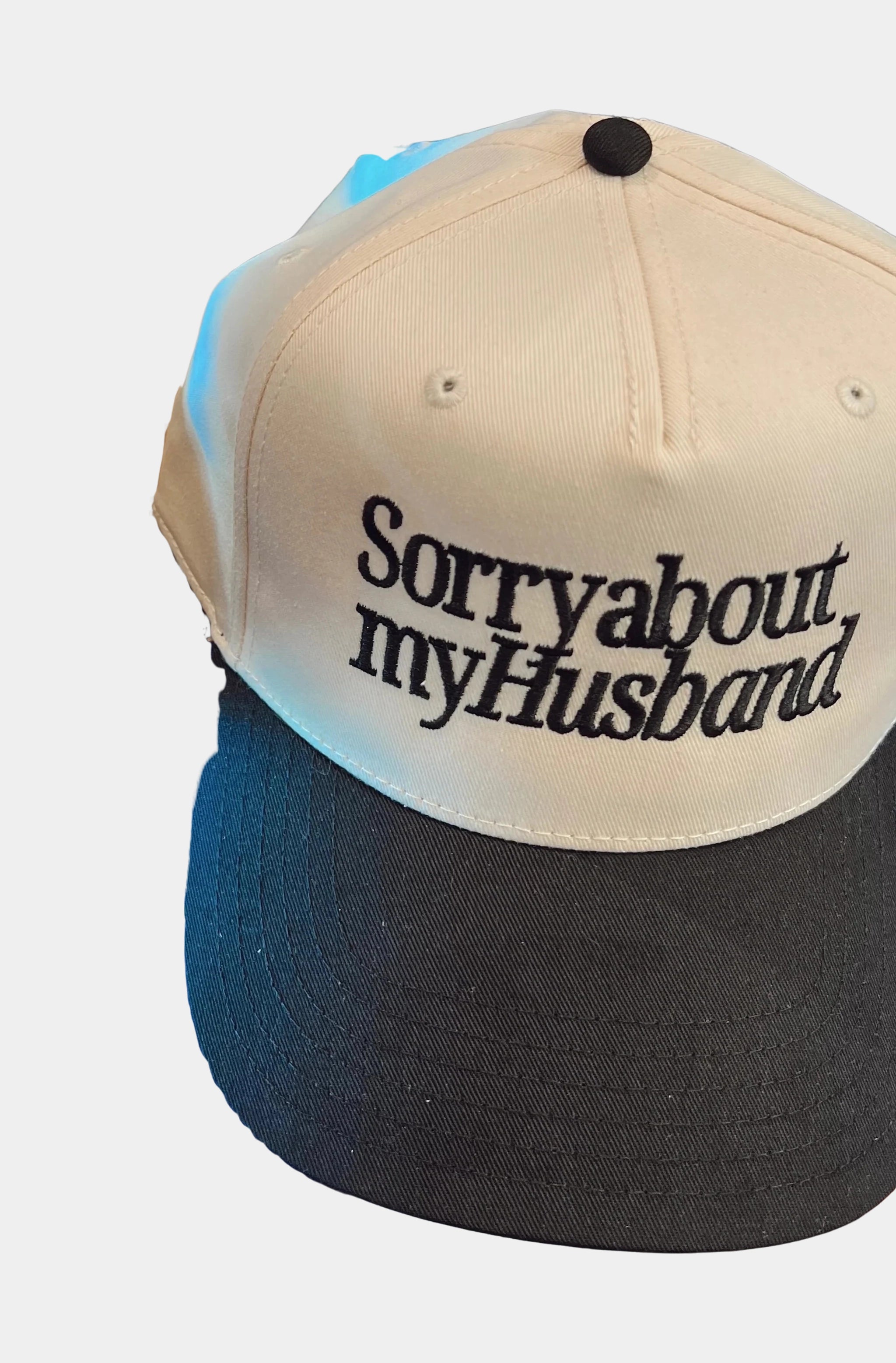 Sorry About My Husband Vintage Trucker Hat