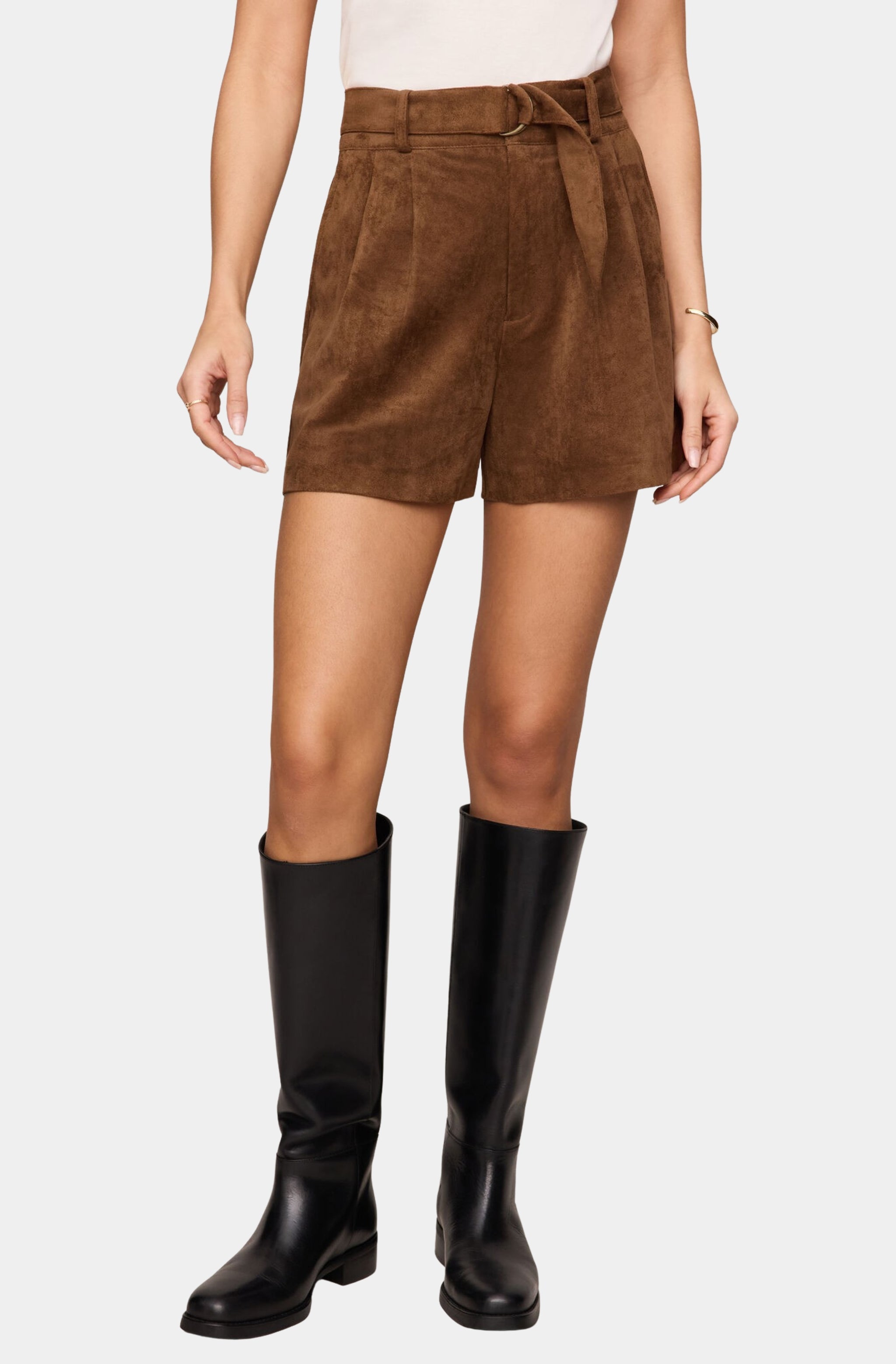 Ivory Suede Short
