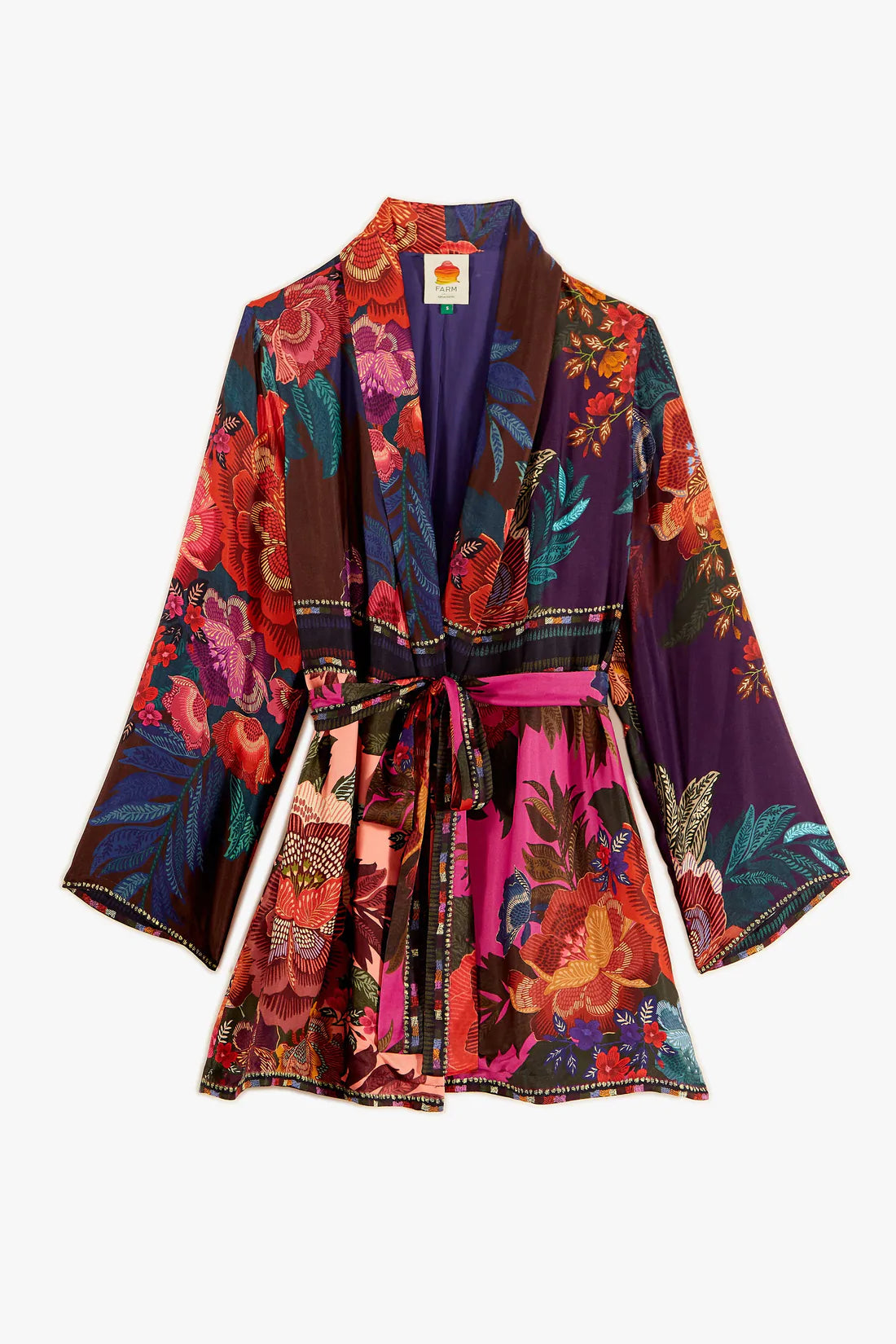 Flowers Scarves Kimono