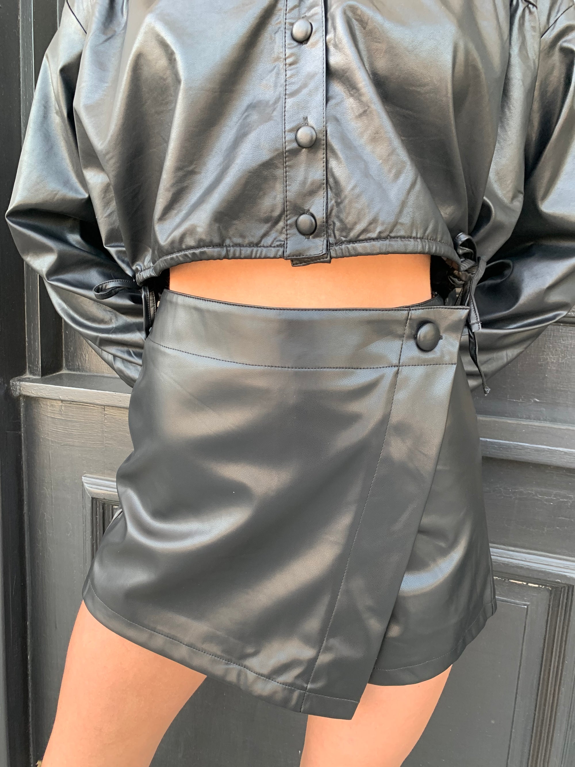 Asymmetrical Pu Skort